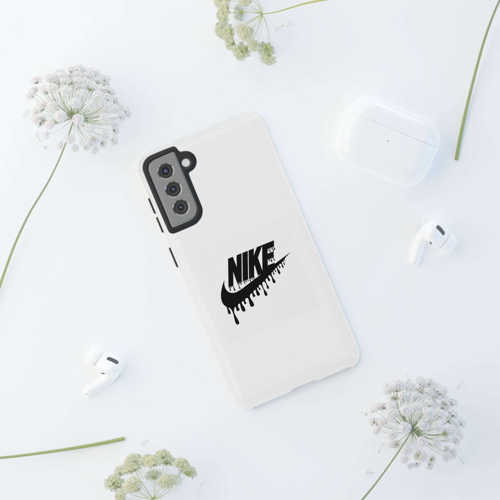 Phone Case — Dripping Nike Swoosh Graphic Tough Protective Case