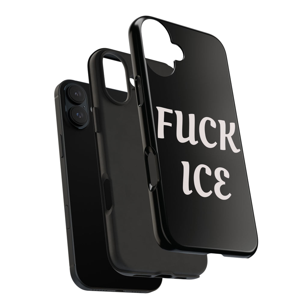 Phone Case — Bold “FUCK ICE” Political Statement Protective Case