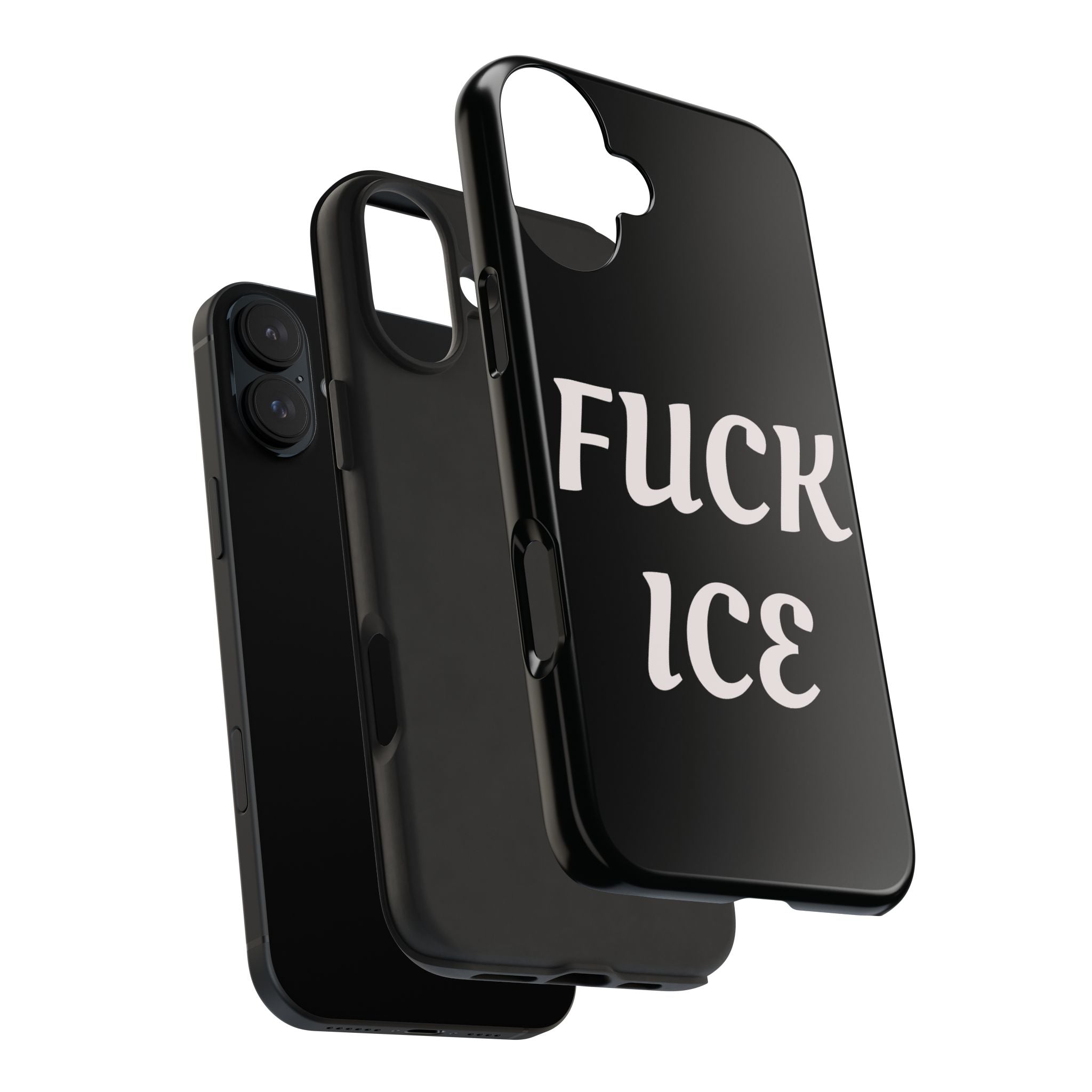 Phone Case — Bold “FUCK ICE” Political Statement Protective Case