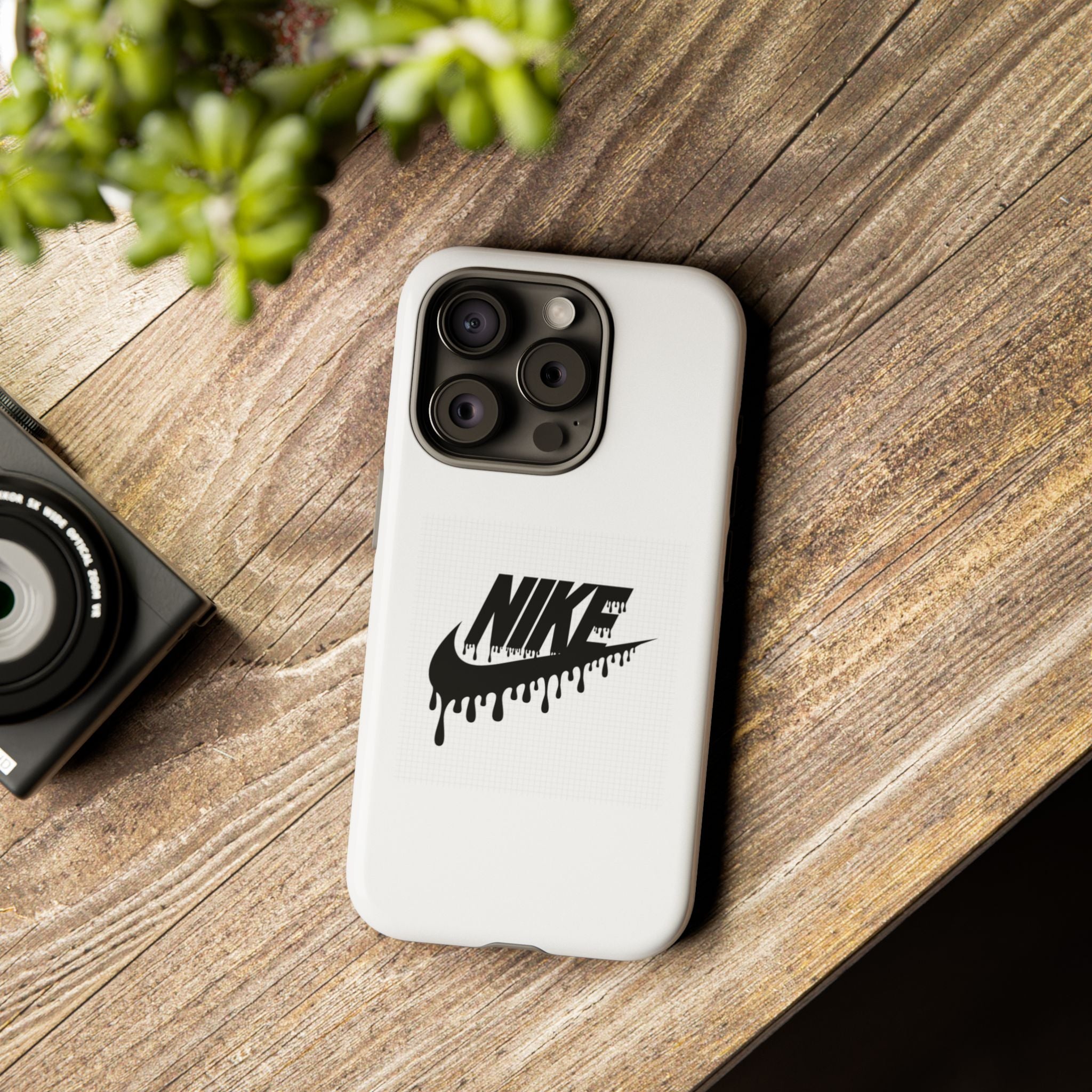 Phone Case — Dripping Nike Swoosh Graphic Tough Protective Case
