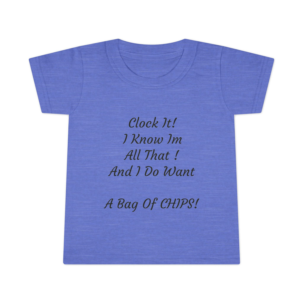 Toddler T-Shirt — Cute Script Quote Tee for Little Ones