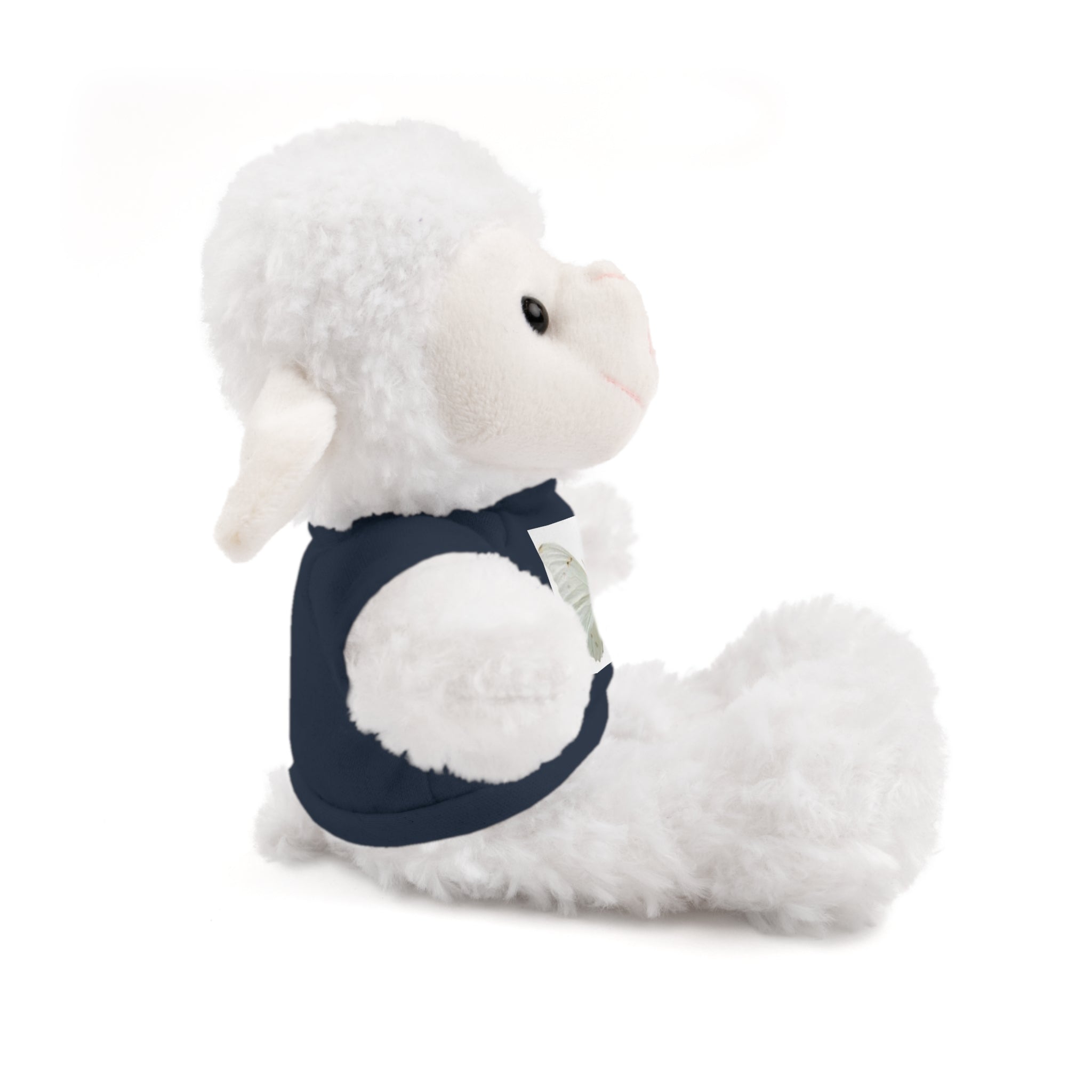 Plush Teddy Bear with Butterfly Tee — Soft Stuffed Animal Gift