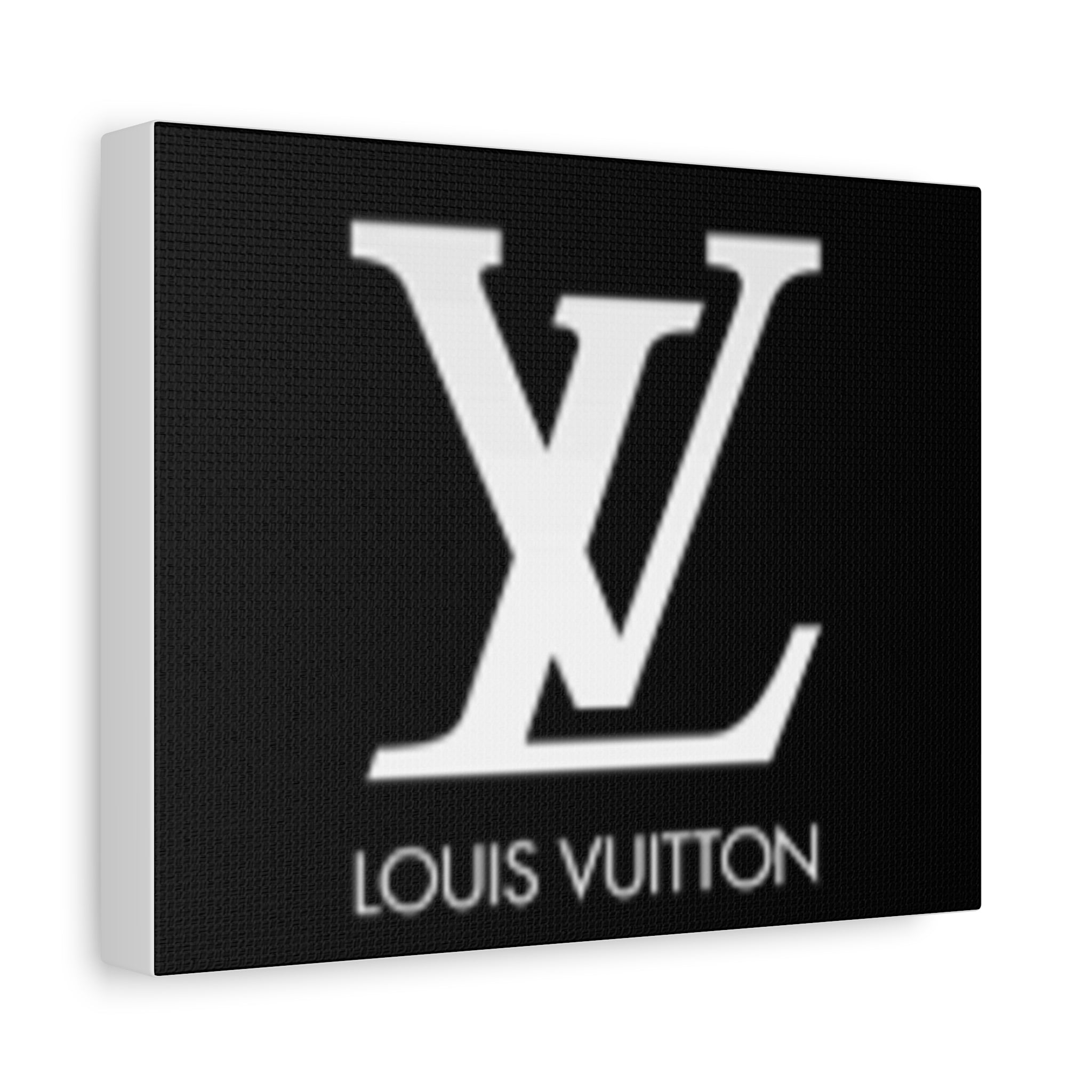 Luxury Logo Canvas Print — Monogram Wall Art