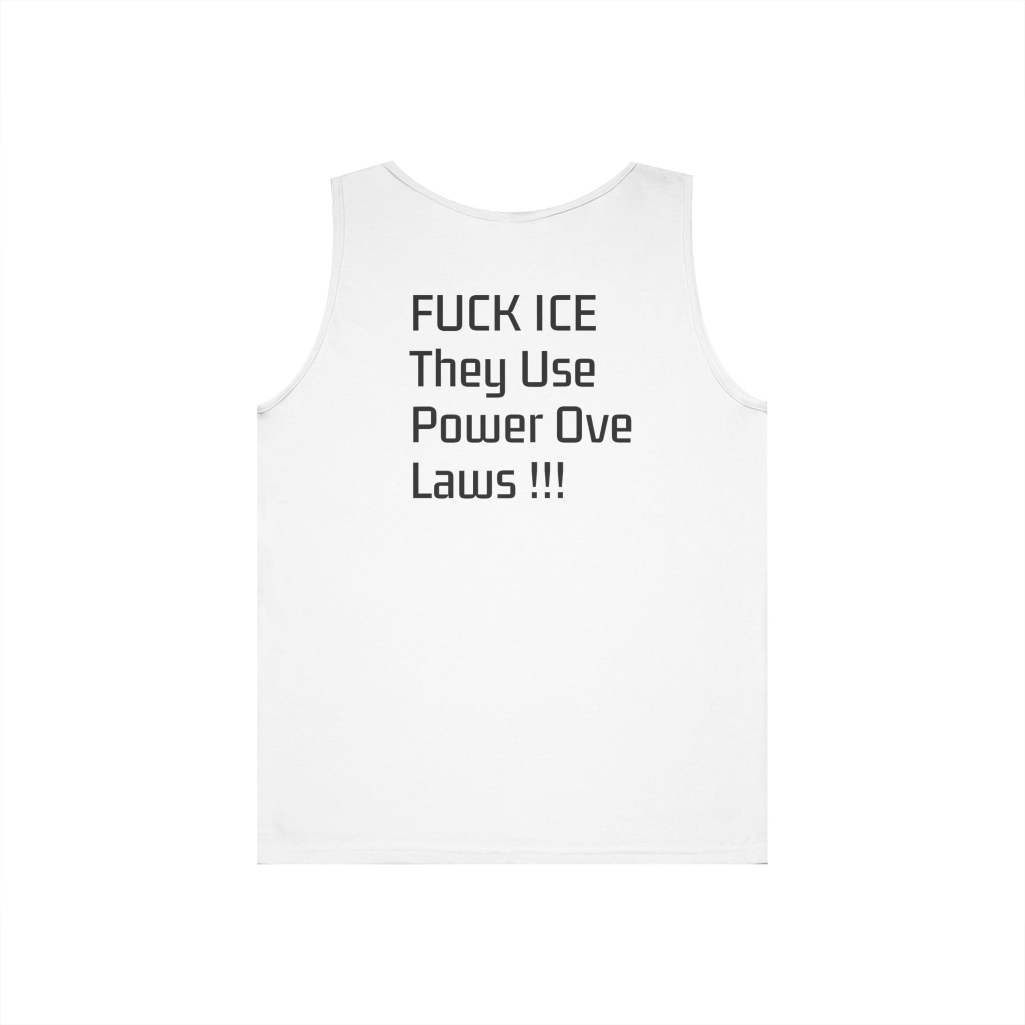 Tank Top — “FUCK ICE” Bold Statement Protest Vest
