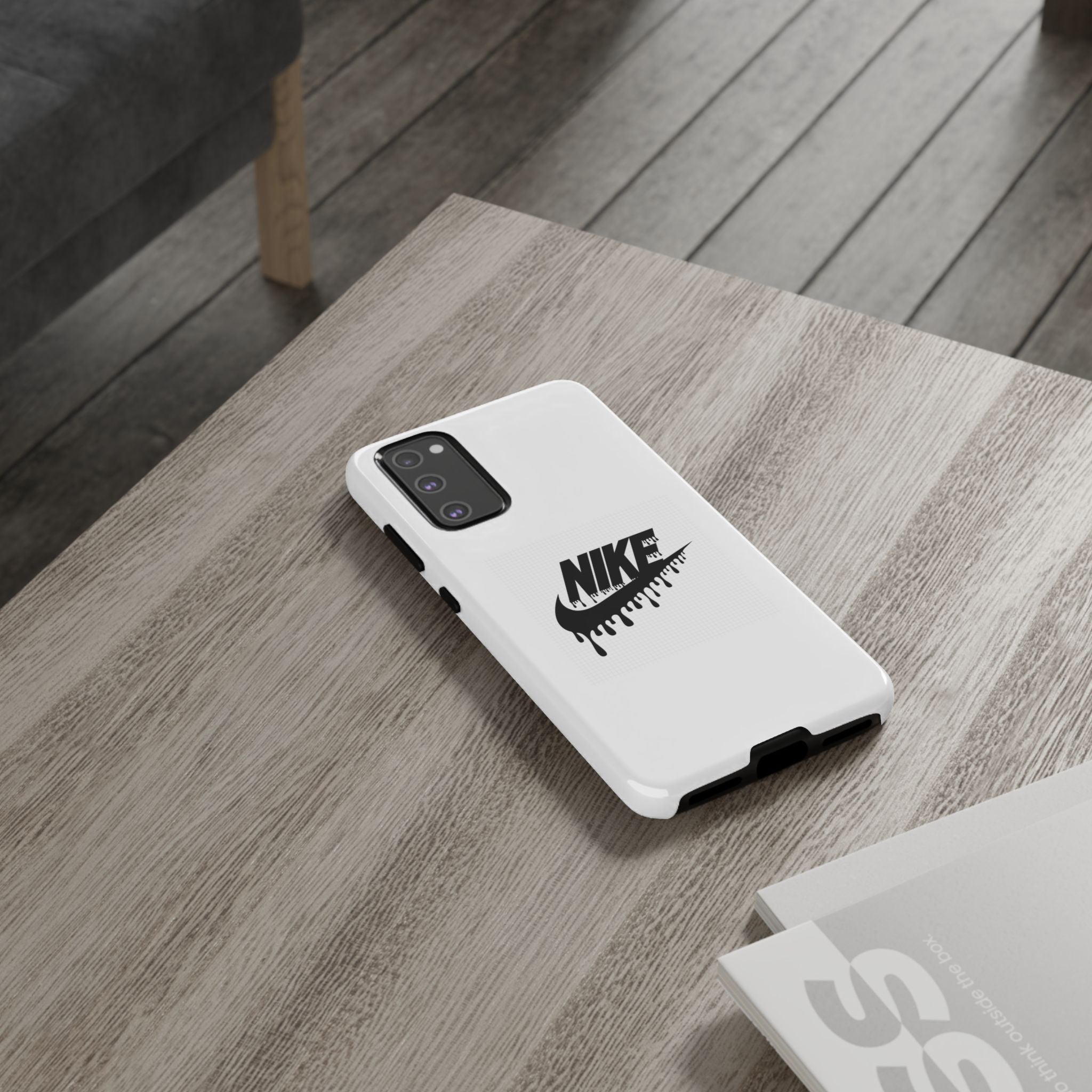 Phone Case — Dripping Nike Swoosh Graphic Tough Protective Case