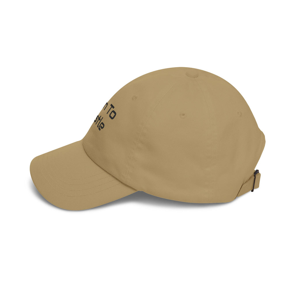 Born to Hustle Dad Cap – Embroidered Motivational Baseball Hat