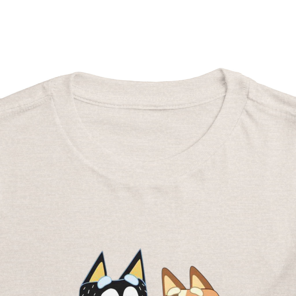 Toddler Tee — Cute Cartoon Bluey Family Kids Shirt