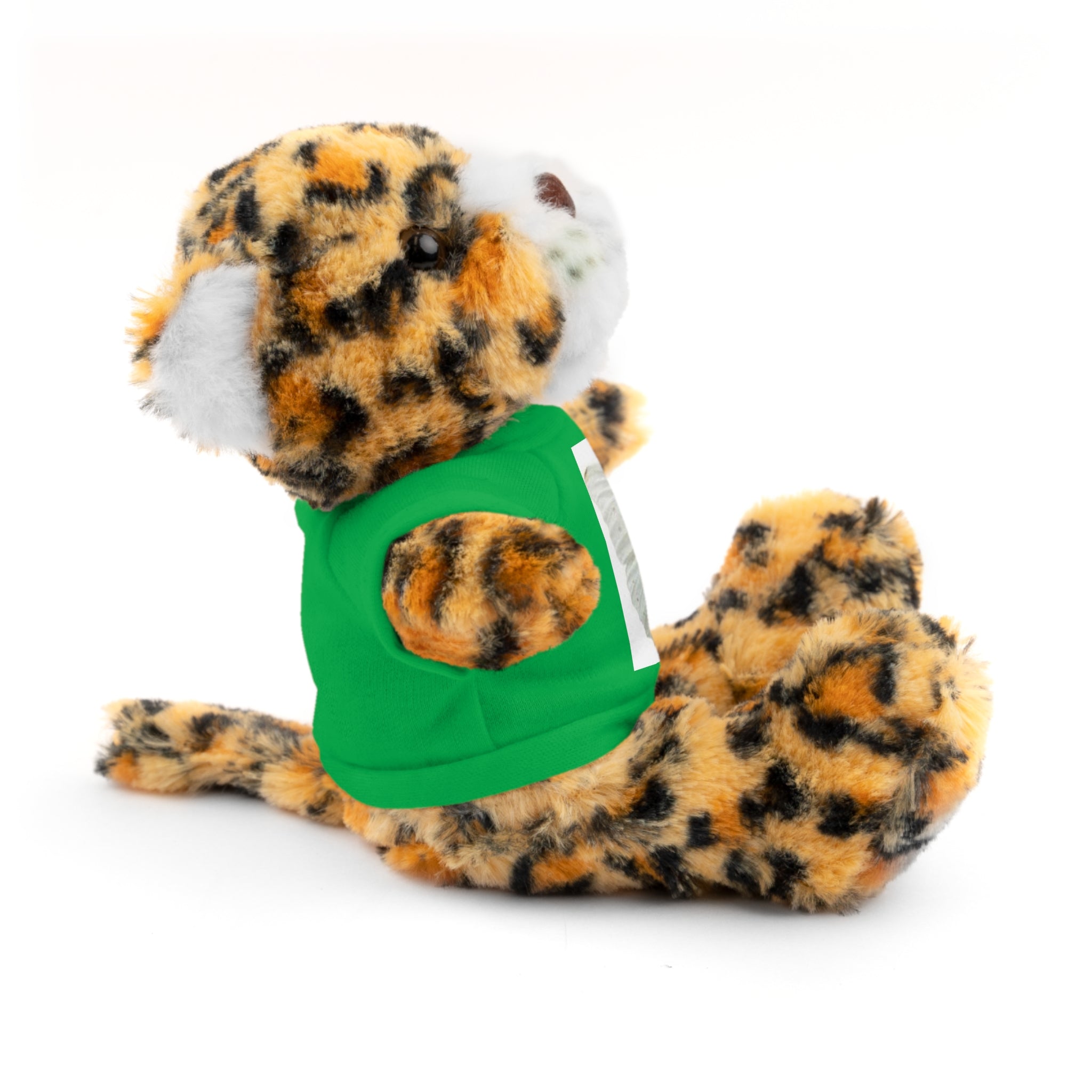 Plush Teddy Bear with Butterfly Tee — Soft Stuffed Animal Gift