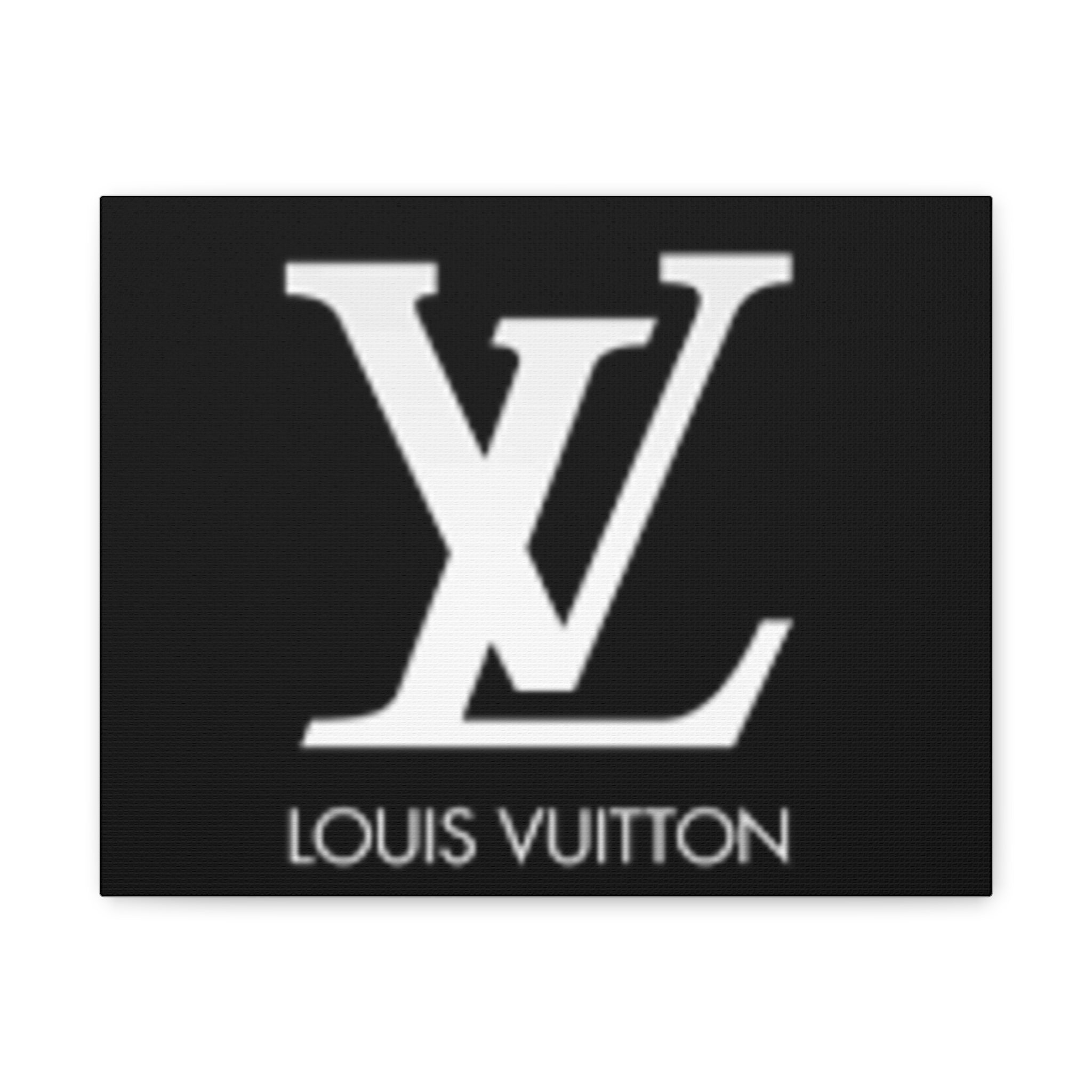 Luxury Logo Canvas Print — Monogram Wall Art