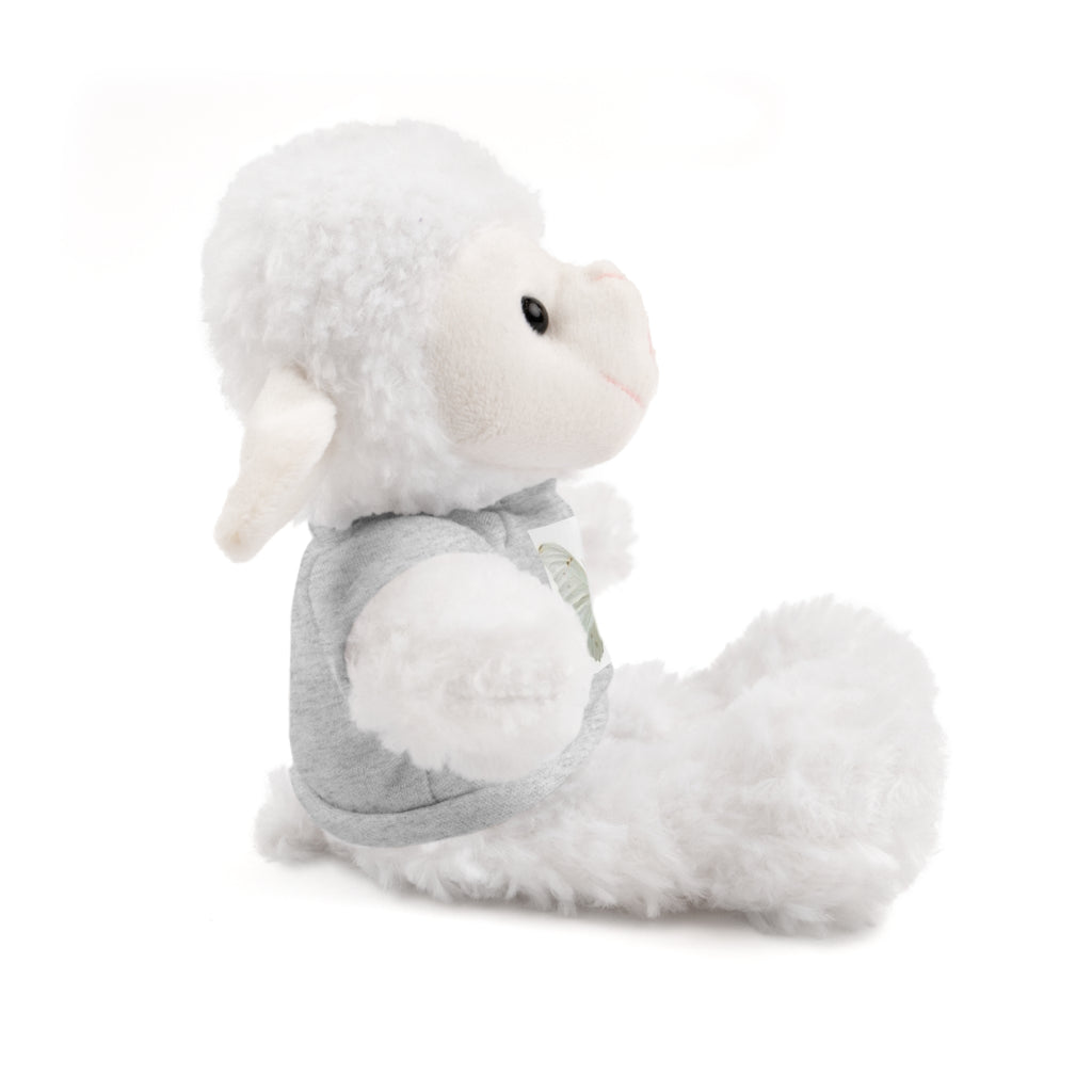 Plush Teddy Bear with Butterfly Tee — Soft Stuffed Animal Gift