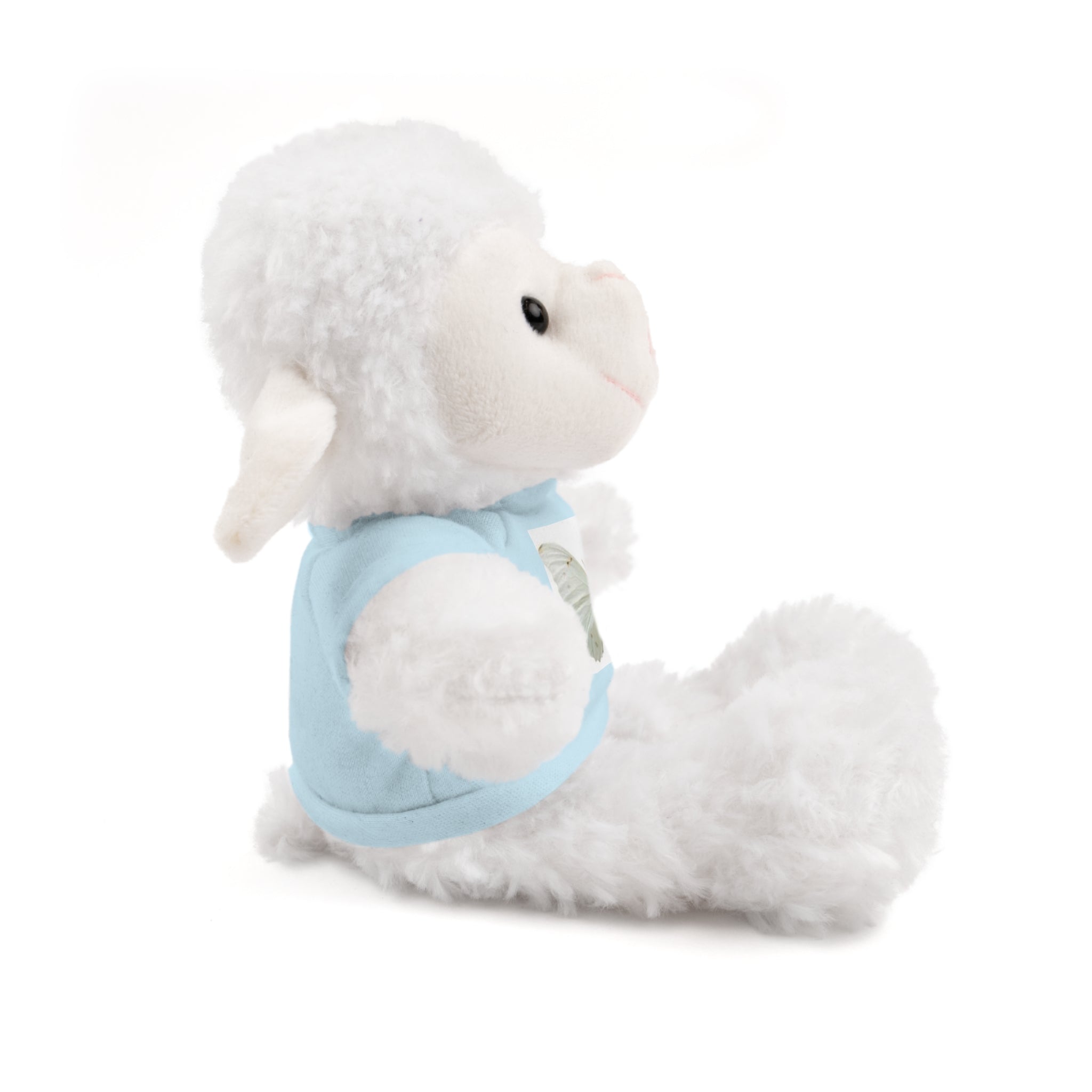 Plush Teddy Bear with Butterfly Tee — Soft Stuffed Animal Gift