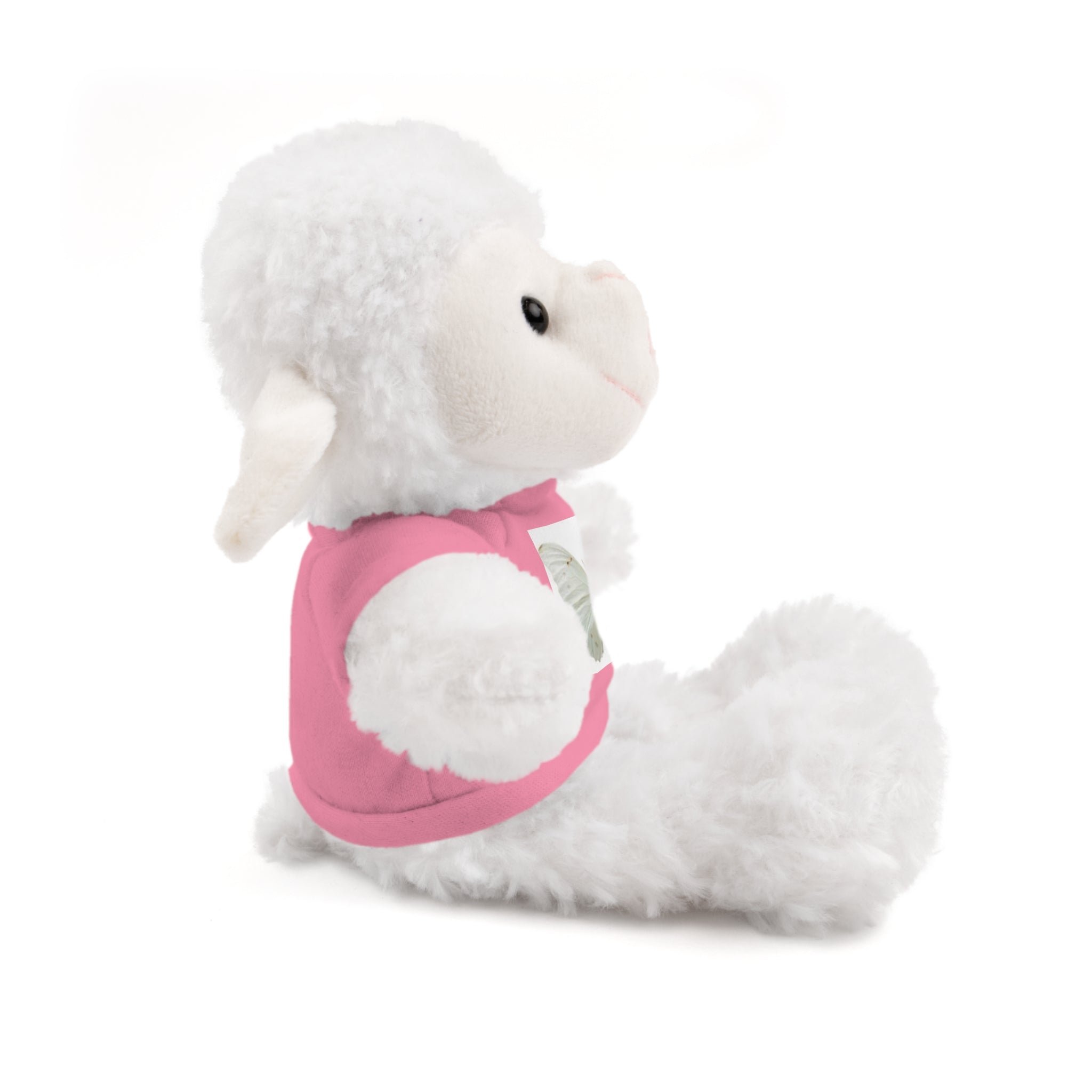Plush Teddy Bear with Butterfly Tee — Soft Stuffed Animal Gift