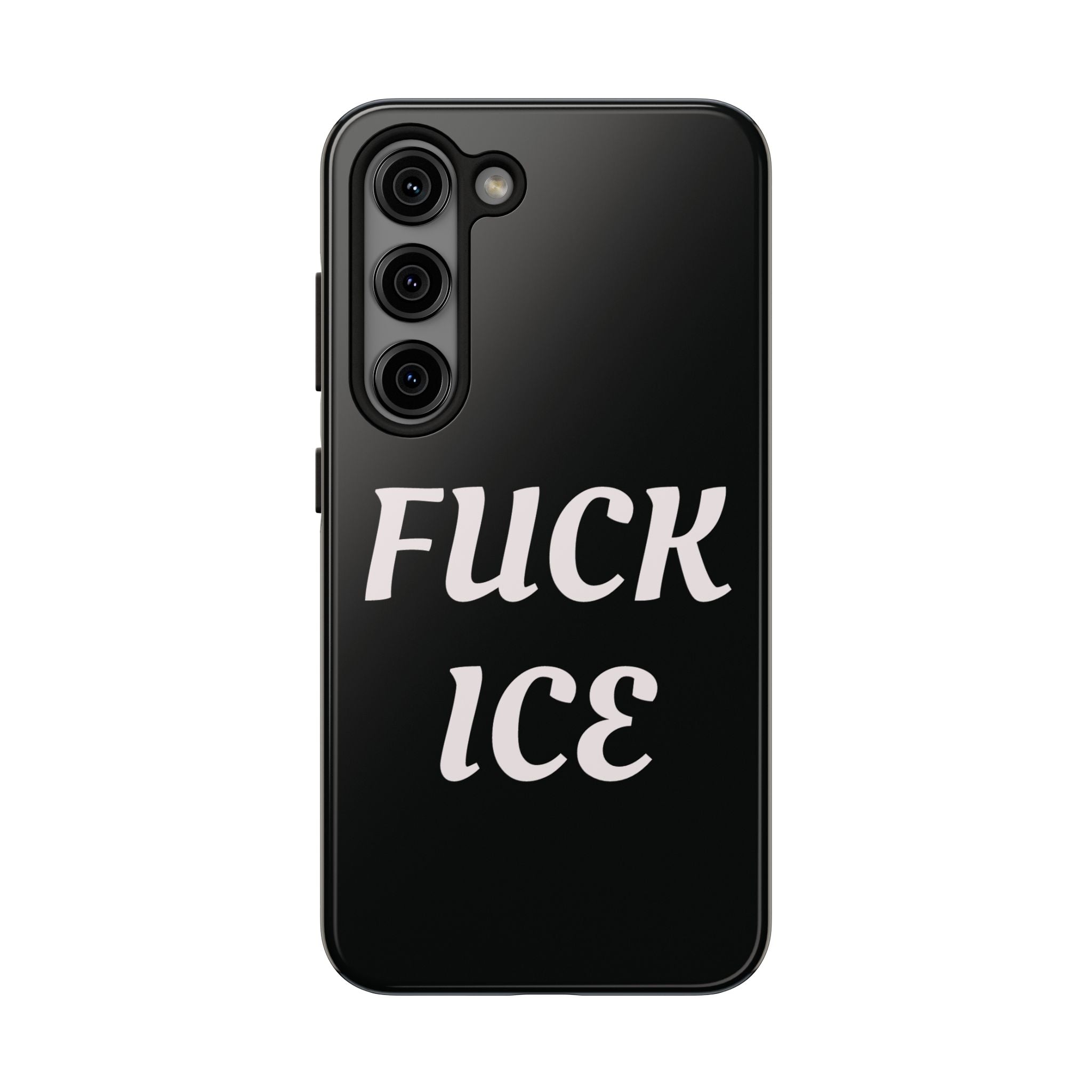 Phone Case — Bold “FUCK ICE” Political Statement Protective Case