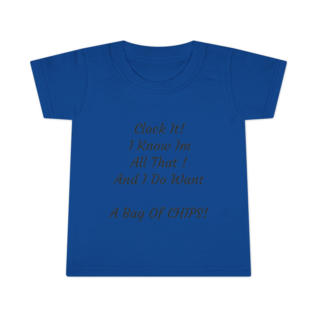 Toddler T-Shirt — Cute Script Quote Tee for Little Ones