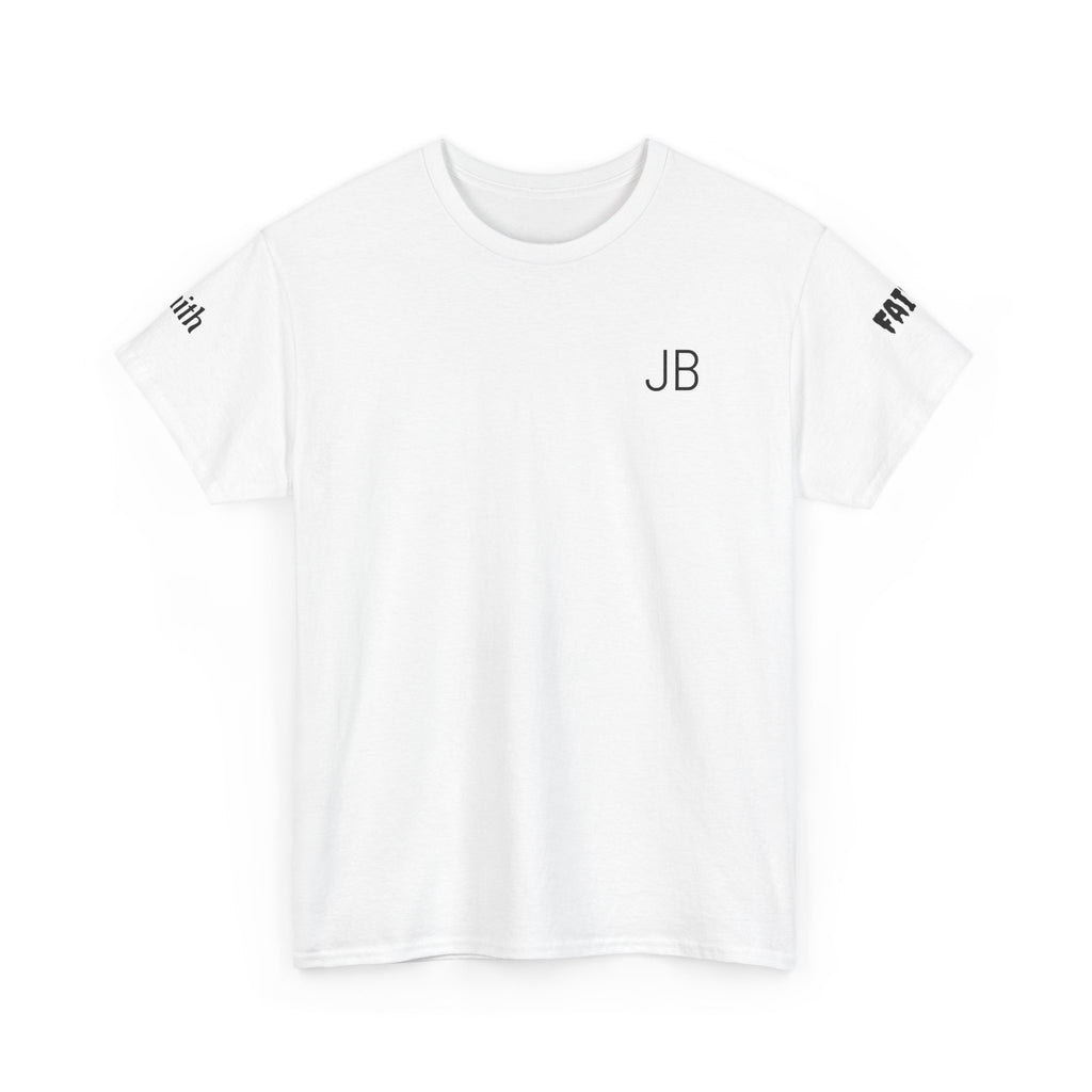 Graphic T-Shirt — "Never Say Never" Back Text Tee