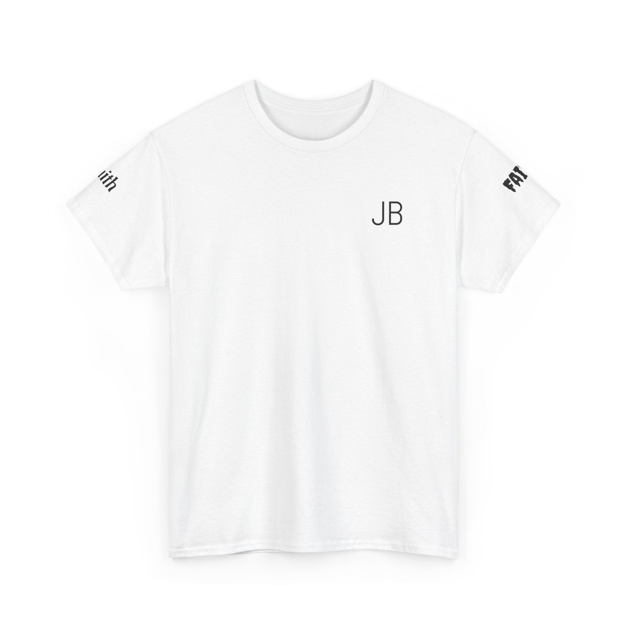 Graphic T-Shirt — "Never Say Never" Back Text Tee