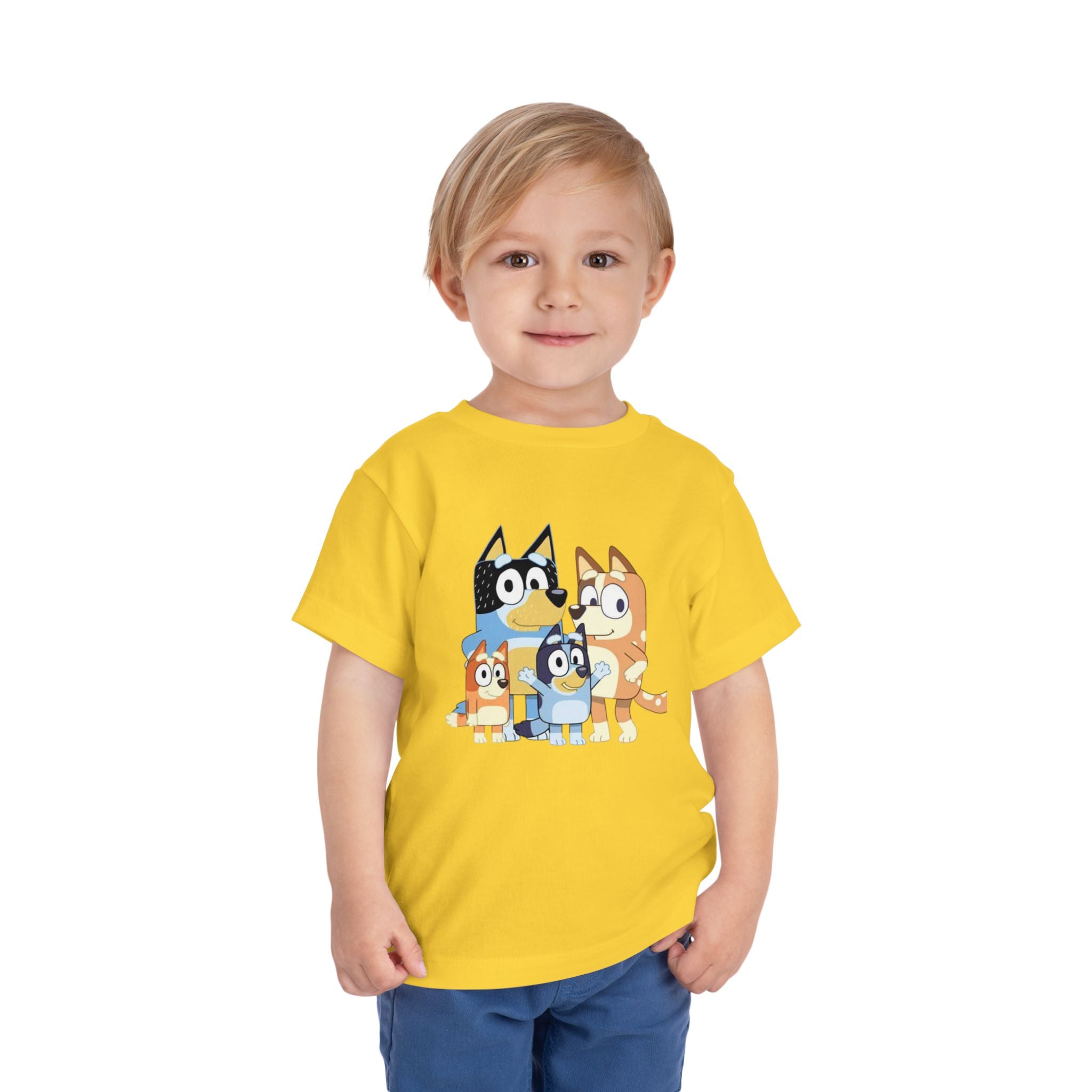Toddler Tee — Cute Cartoon Bluey Family Kids Shirt