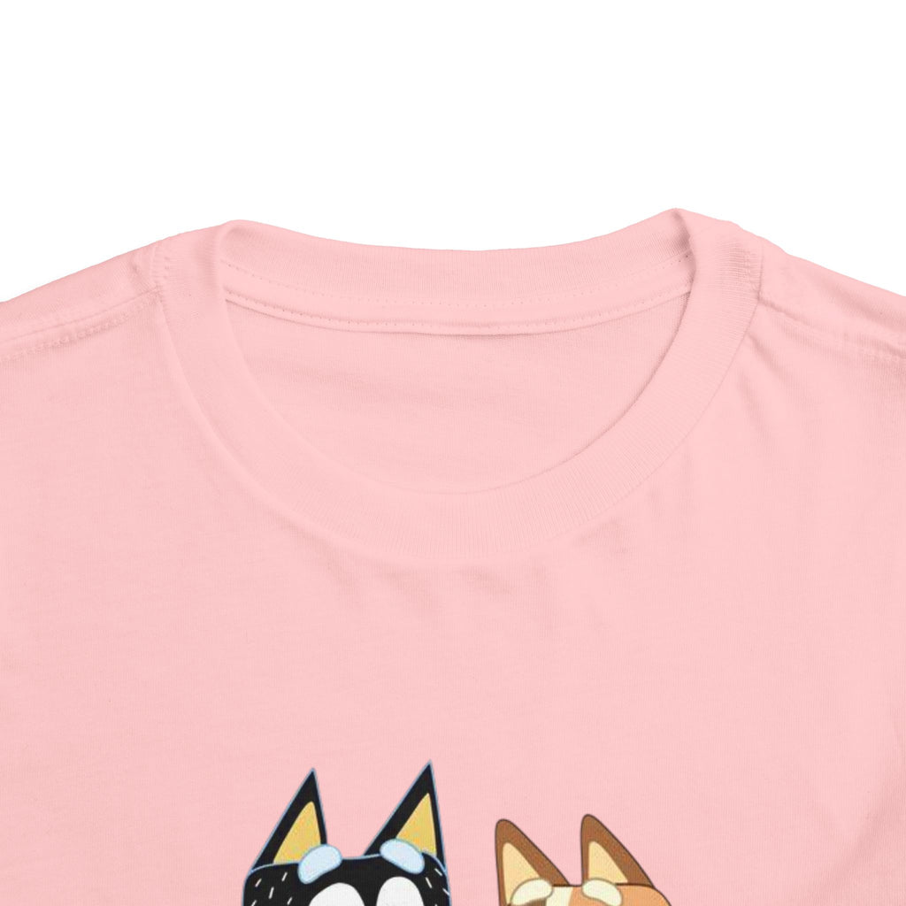 Toddler Tee — Cute Cartoon Bluey Family Kids Shirt
