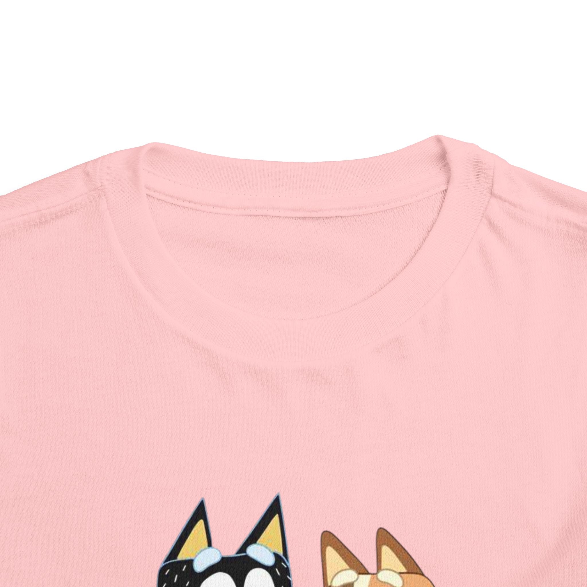 Toddler Tee — Cute Cartoon Bluey Family Kids Shirt