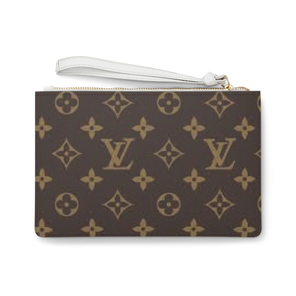 Luxury Monogram Clutch Bag — Designer-Inspired Wristlet Purse
