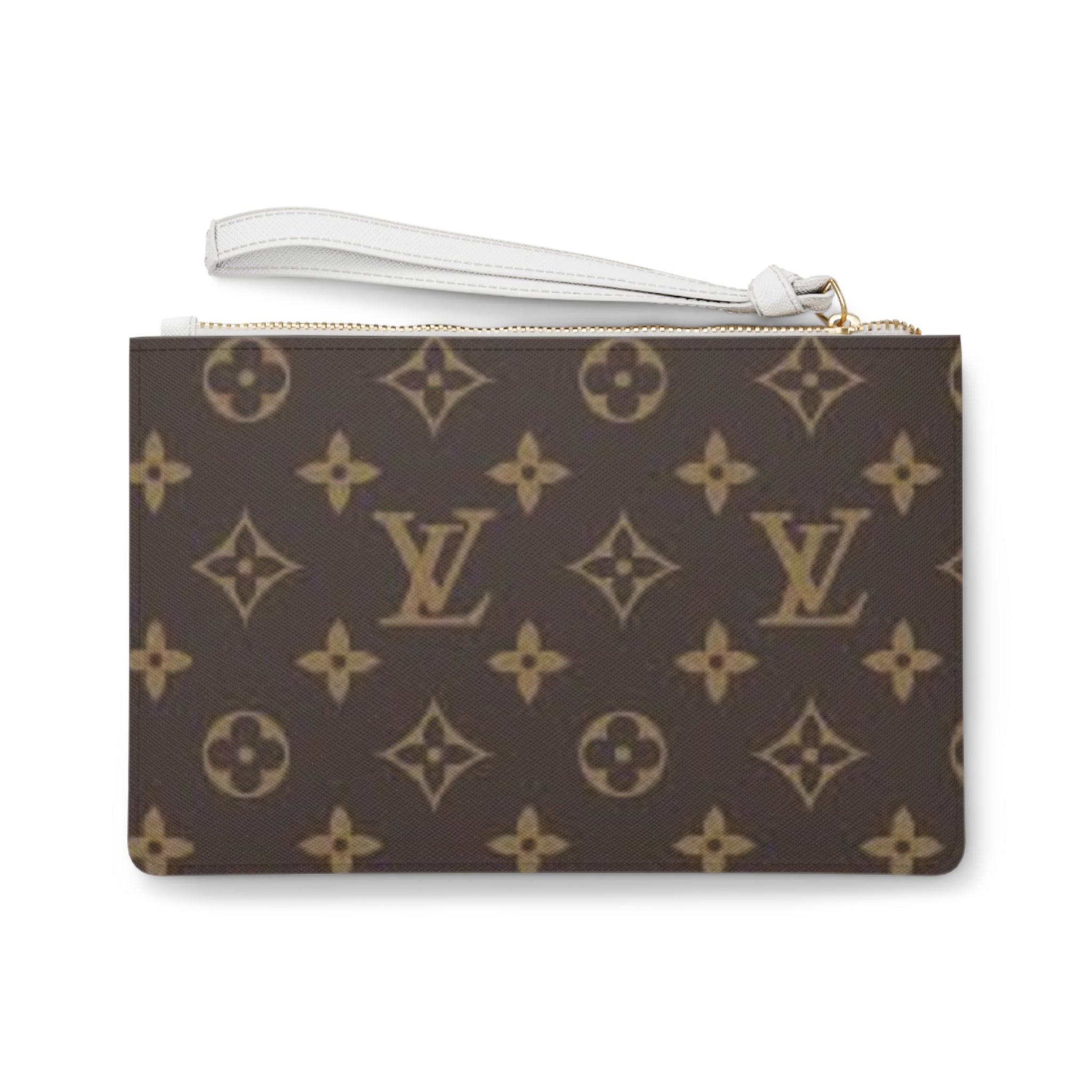 Luxury Monogram Clutch Bag — Designer-Inspired Wristlet Purse