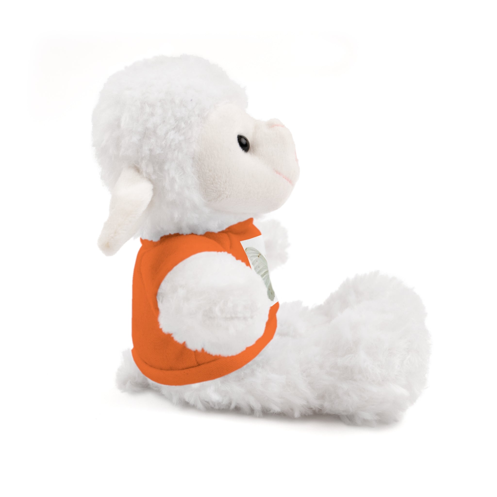 Plush Teddy Bear with Butterfly Tee — Soft Stuffed Animal Gift