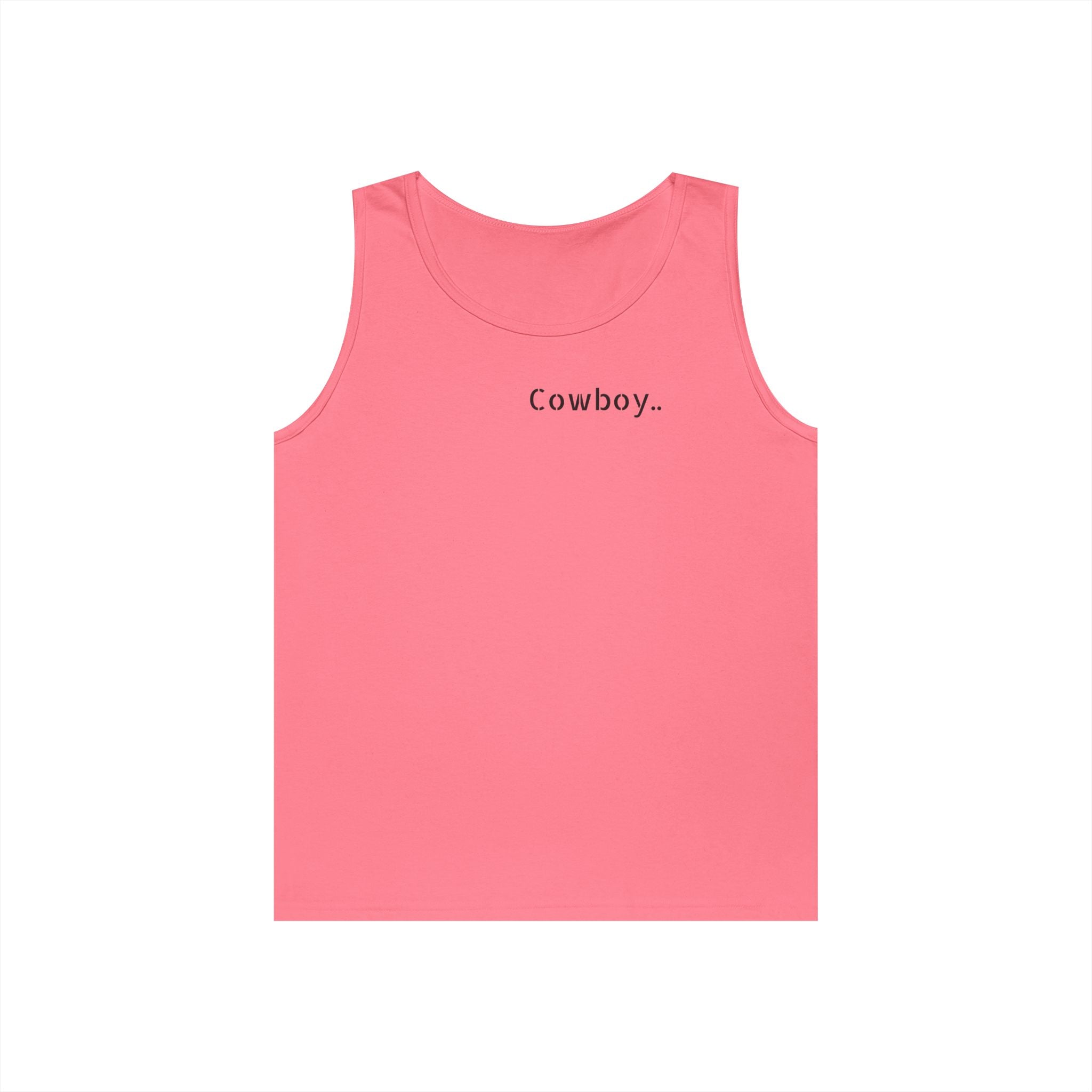 Cowboy Tank Top - "Cowboy" Front, "Cowboy Gone Wild" Back Graphic Tank