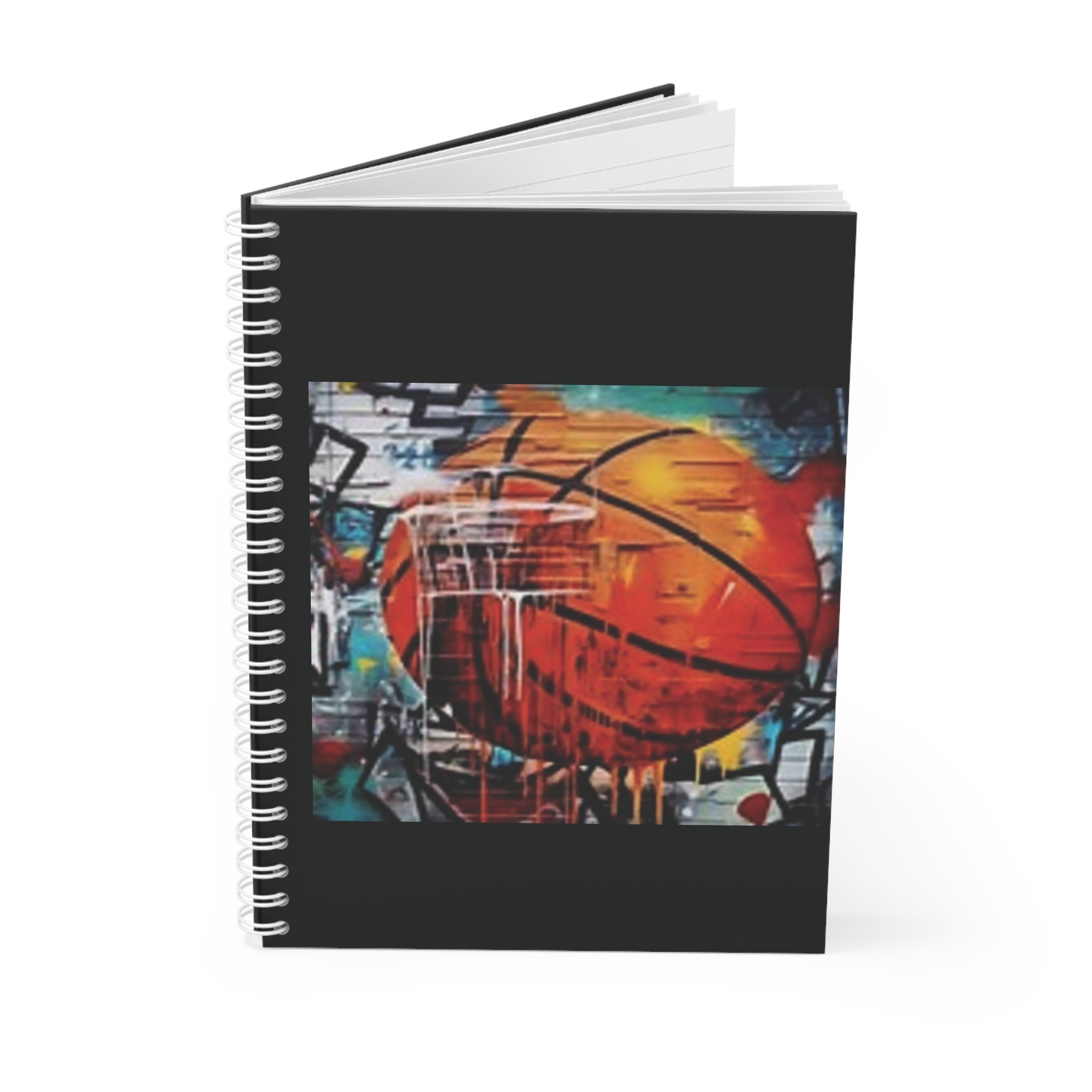 Basketball Graffiti Spiral Notebook — Urban Sports Journal