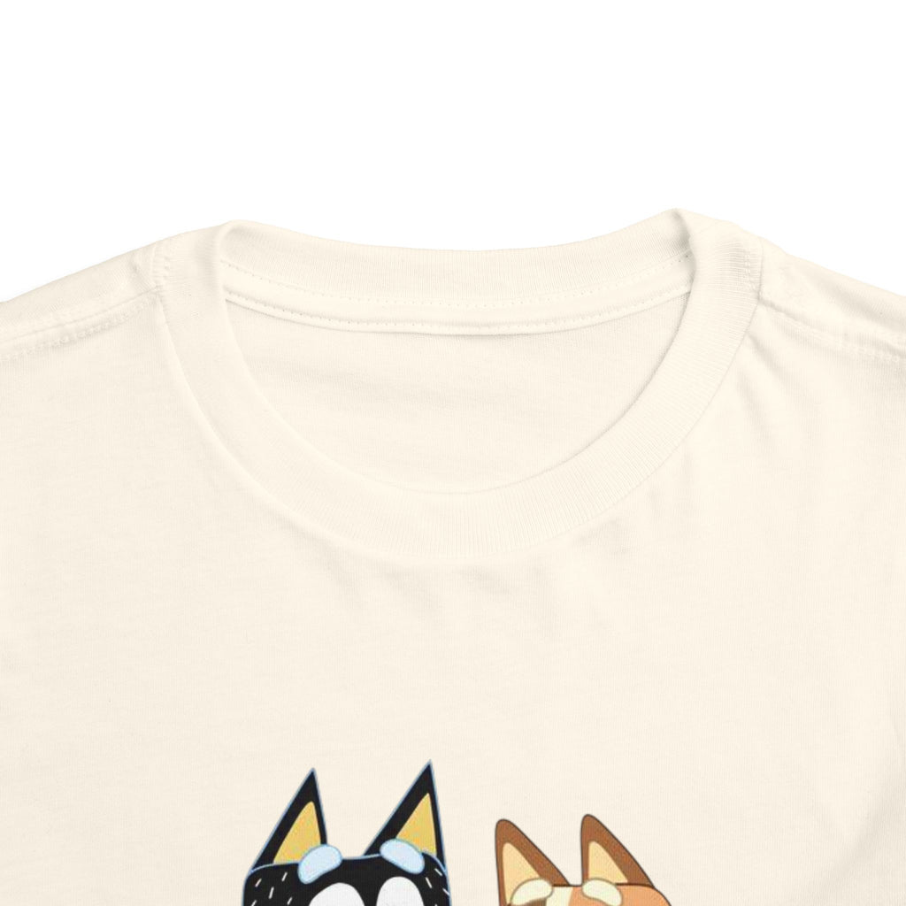 Toddler Tee — Cute Cartoon Bluey Family Kids Shirt
