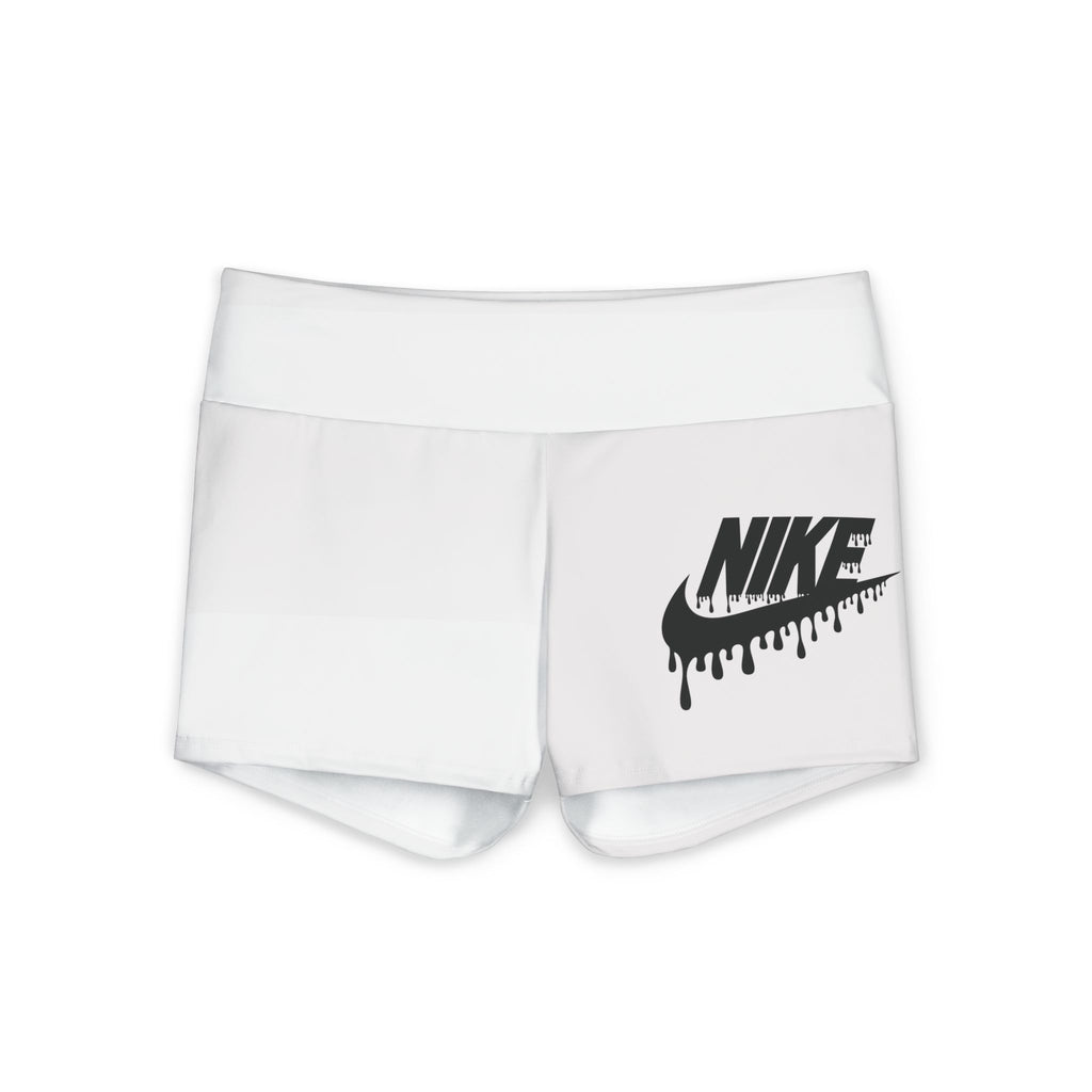 Drip Logo Yoga Shorts — Women's Athletic Activewear