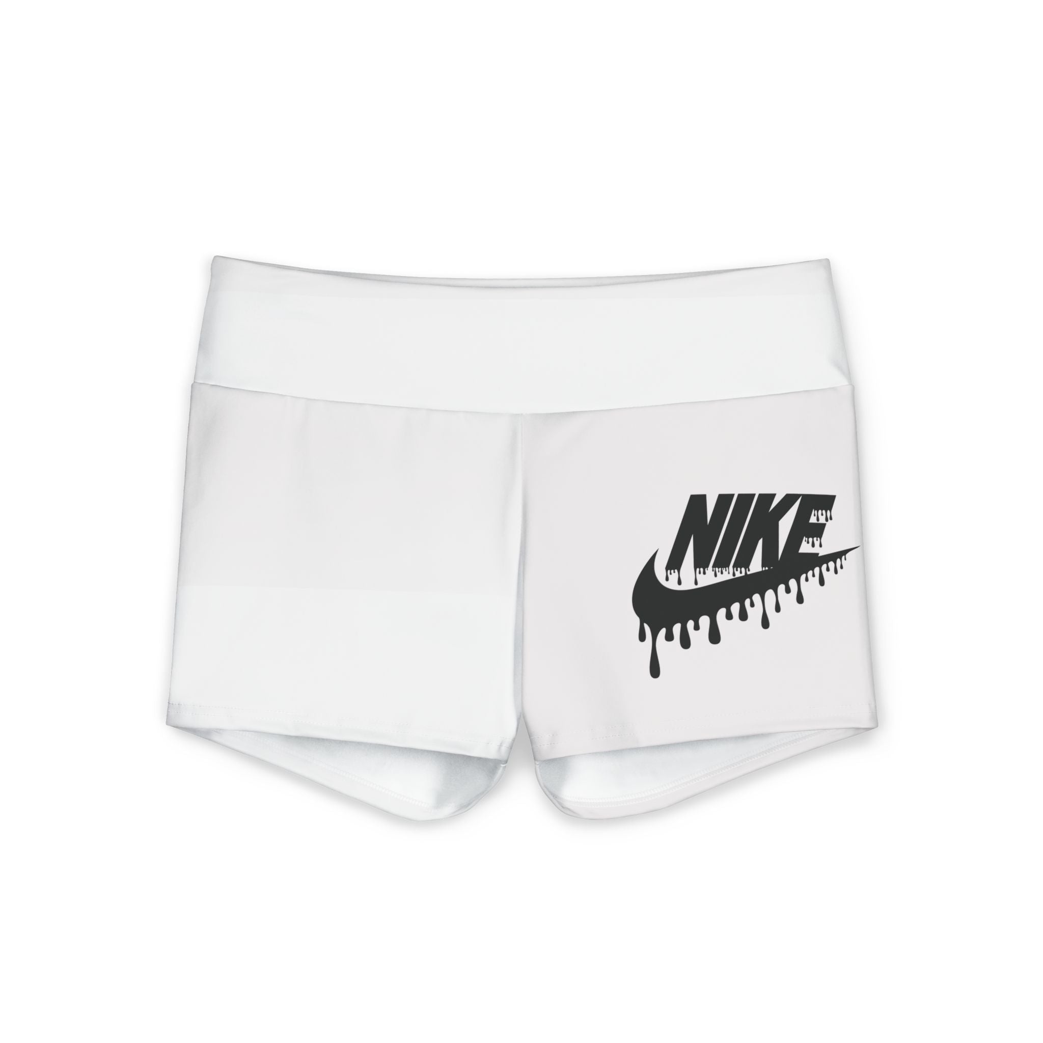Drip Logo Yoga Shorts — Women's Athletic Activewear
