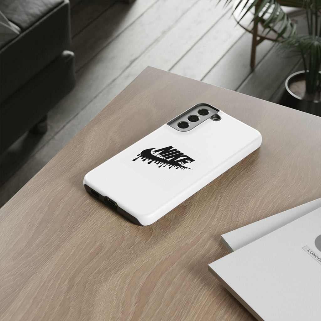 Phone Case — Dripping Nike Swoosh Graphic Tough Protective Case