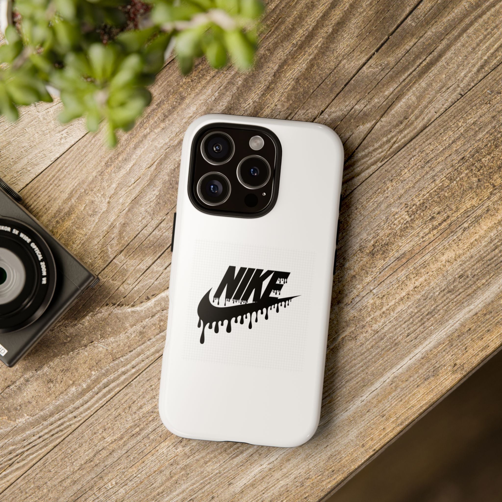 Phone Case — Dripping Nike Swoosh Graphic Tough Protective Case
