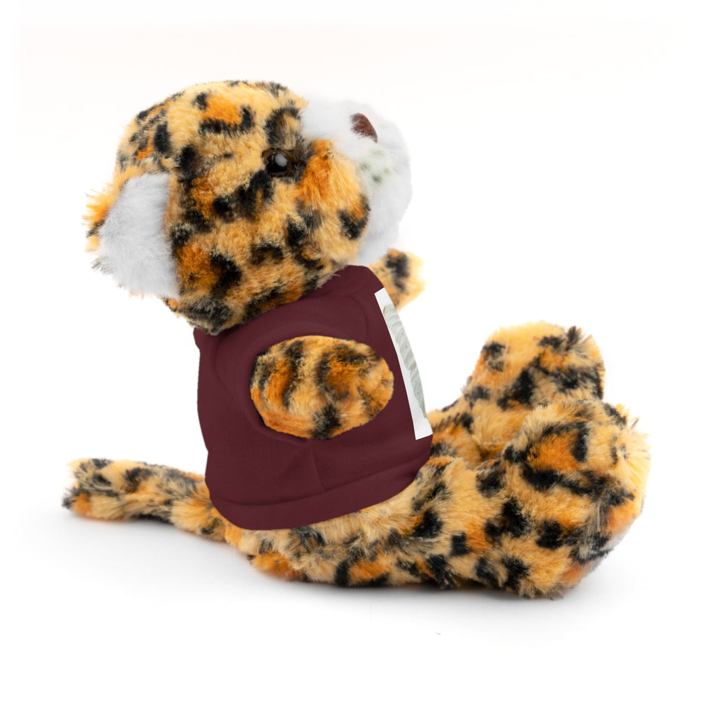 Plush Teddy Bear with Butterfly Tee — Soft Stuffed Animal Gift