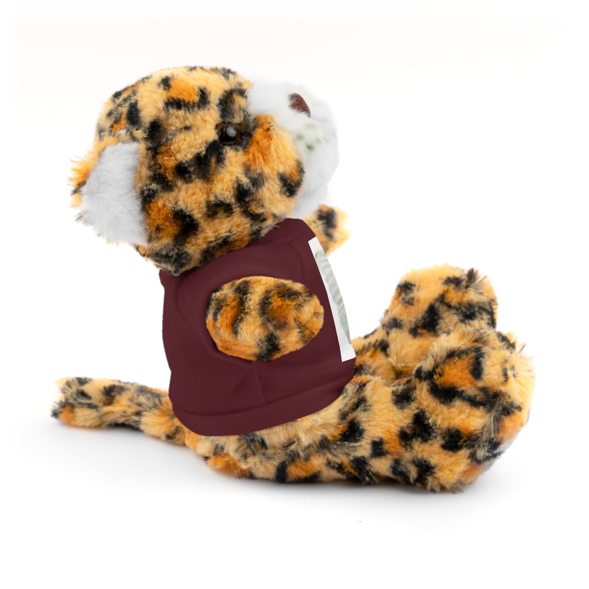 Plush Teddy Bear with Butterfly Tee — Soft Stuffed Animal Gift