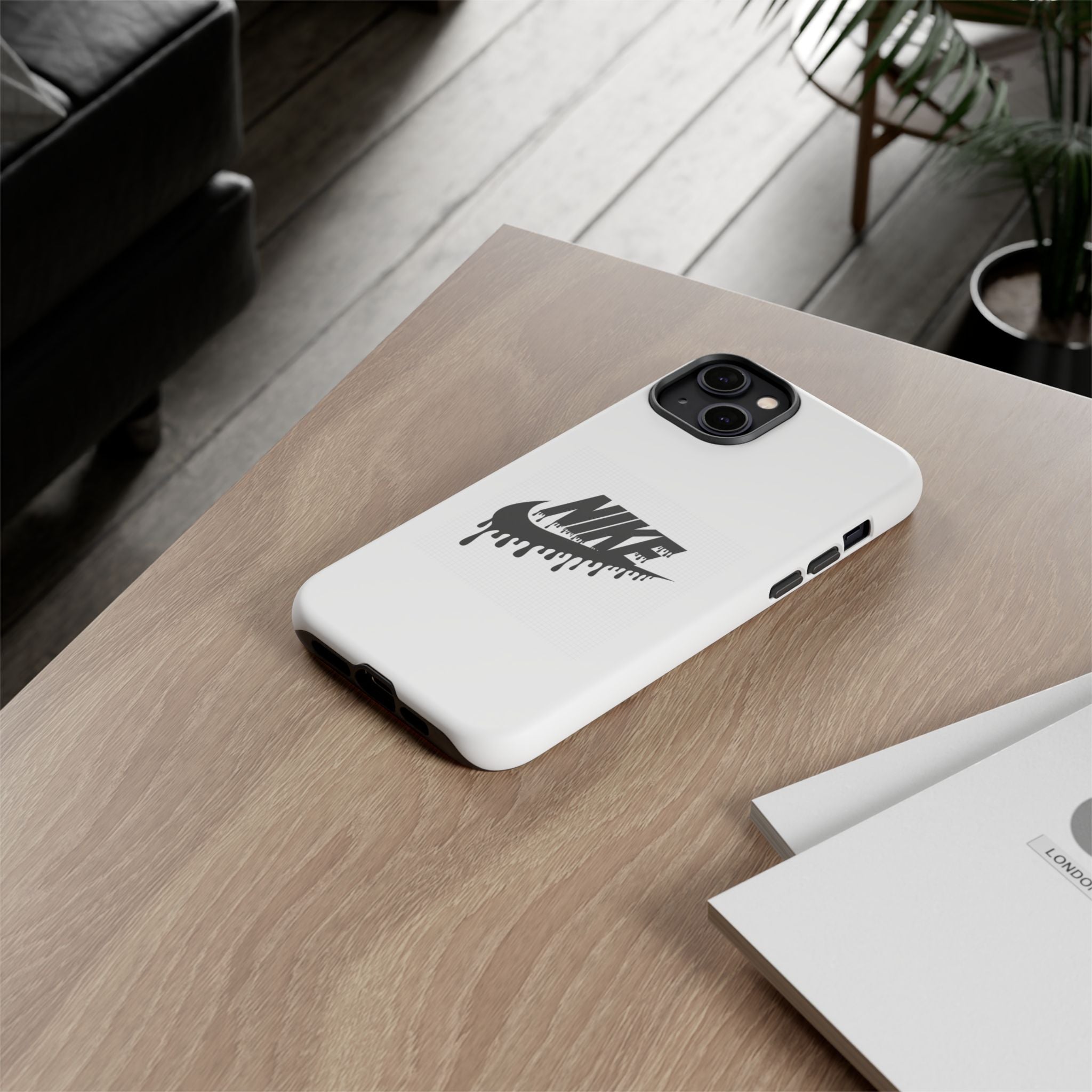 Phone Case — Dripping Nike Swoosh Graphic Tough Protective Case