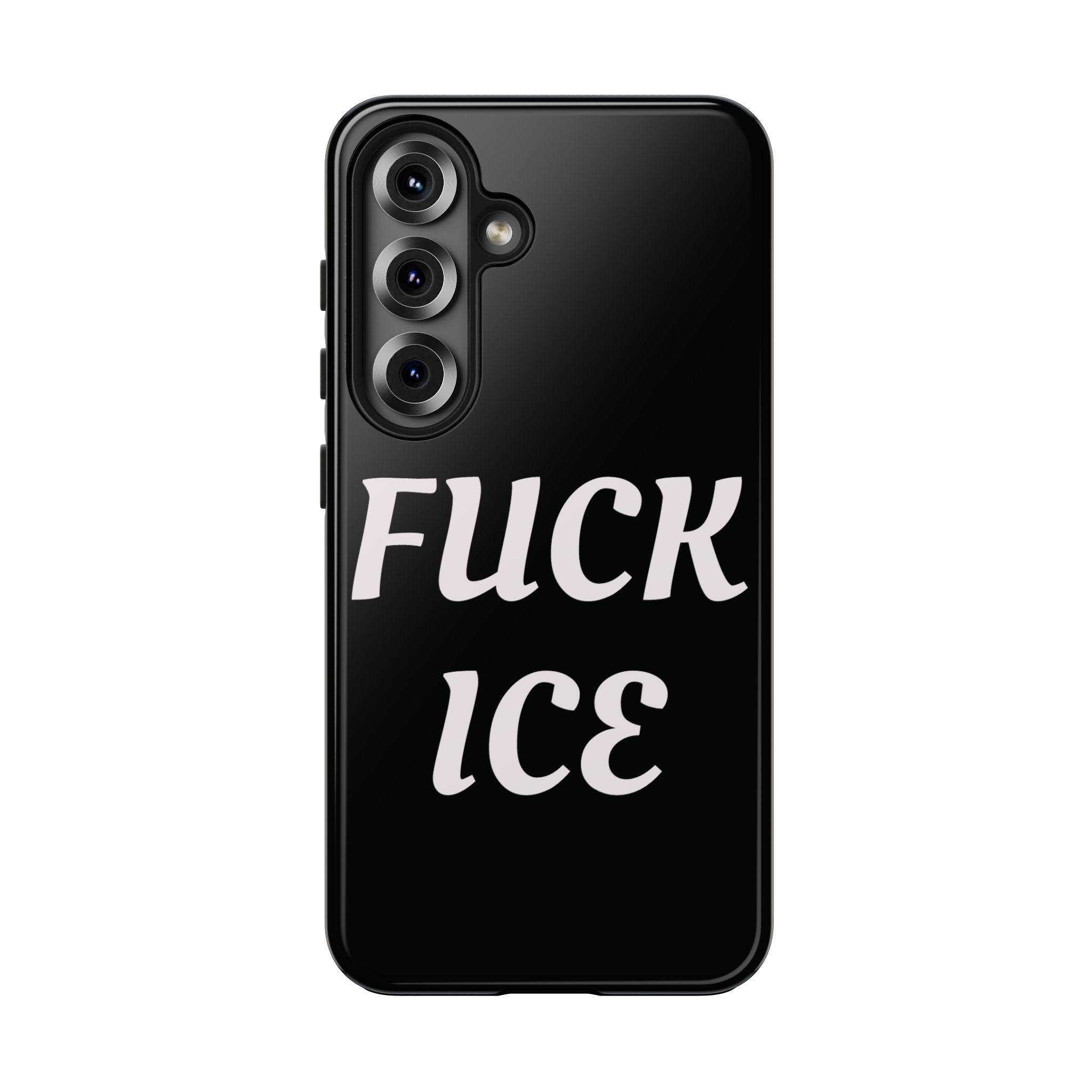 Phone Case — Bold “FUCK ICE” Political Statement Protective Case