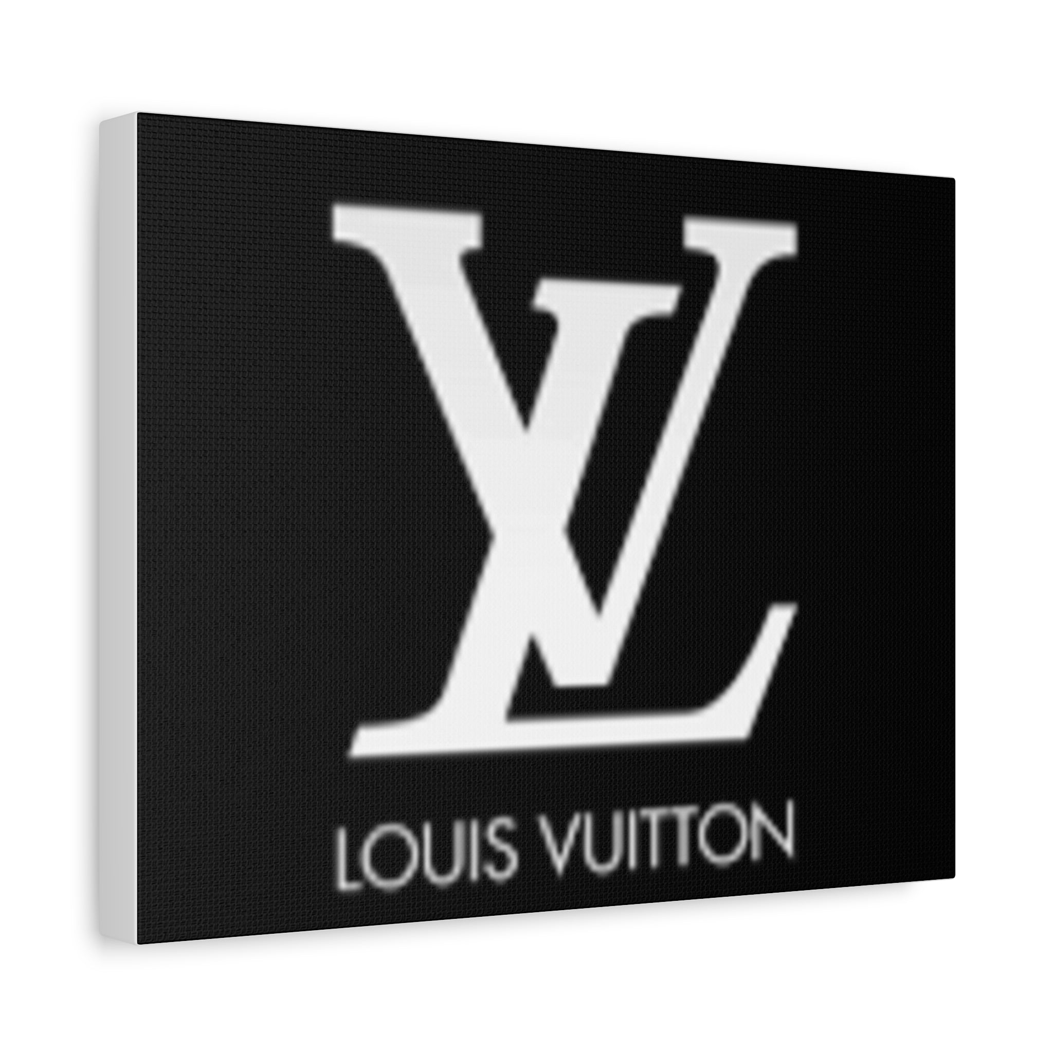 Luxury Logo Canvas Print — Monogram Wall Art