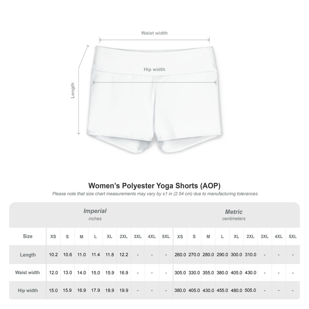 Drip Logo Yoga Shorts — Women's Athletic Activewear
