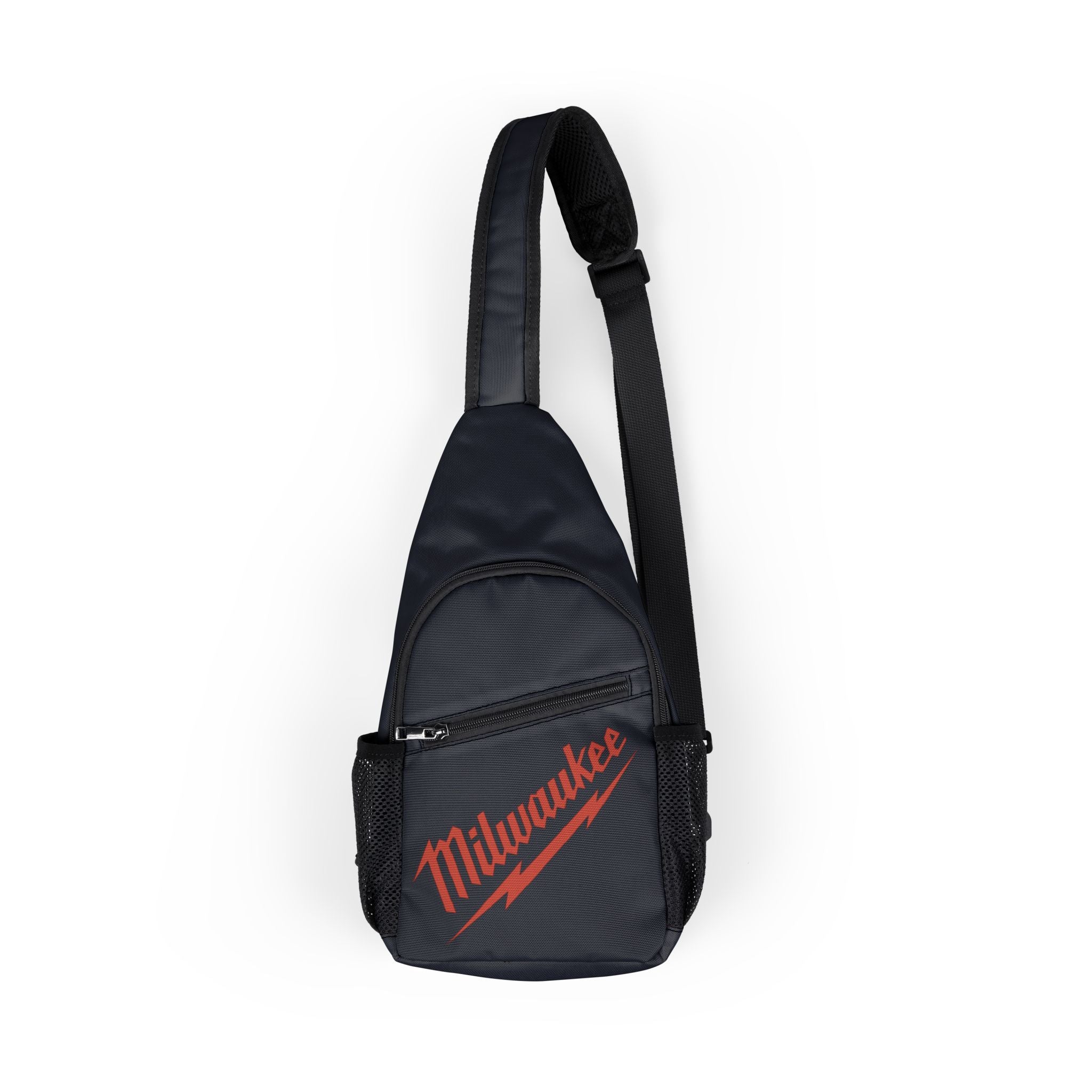 Milwaukee Logo Chest Bag — Adjustable Sling Crossbody for Everyday Carry