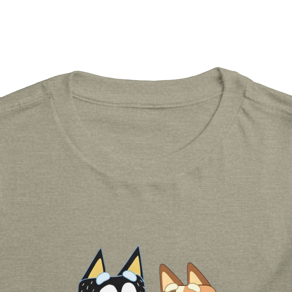 Toddler Tee — Cute Cartoon Bluey Family Kids Shirt