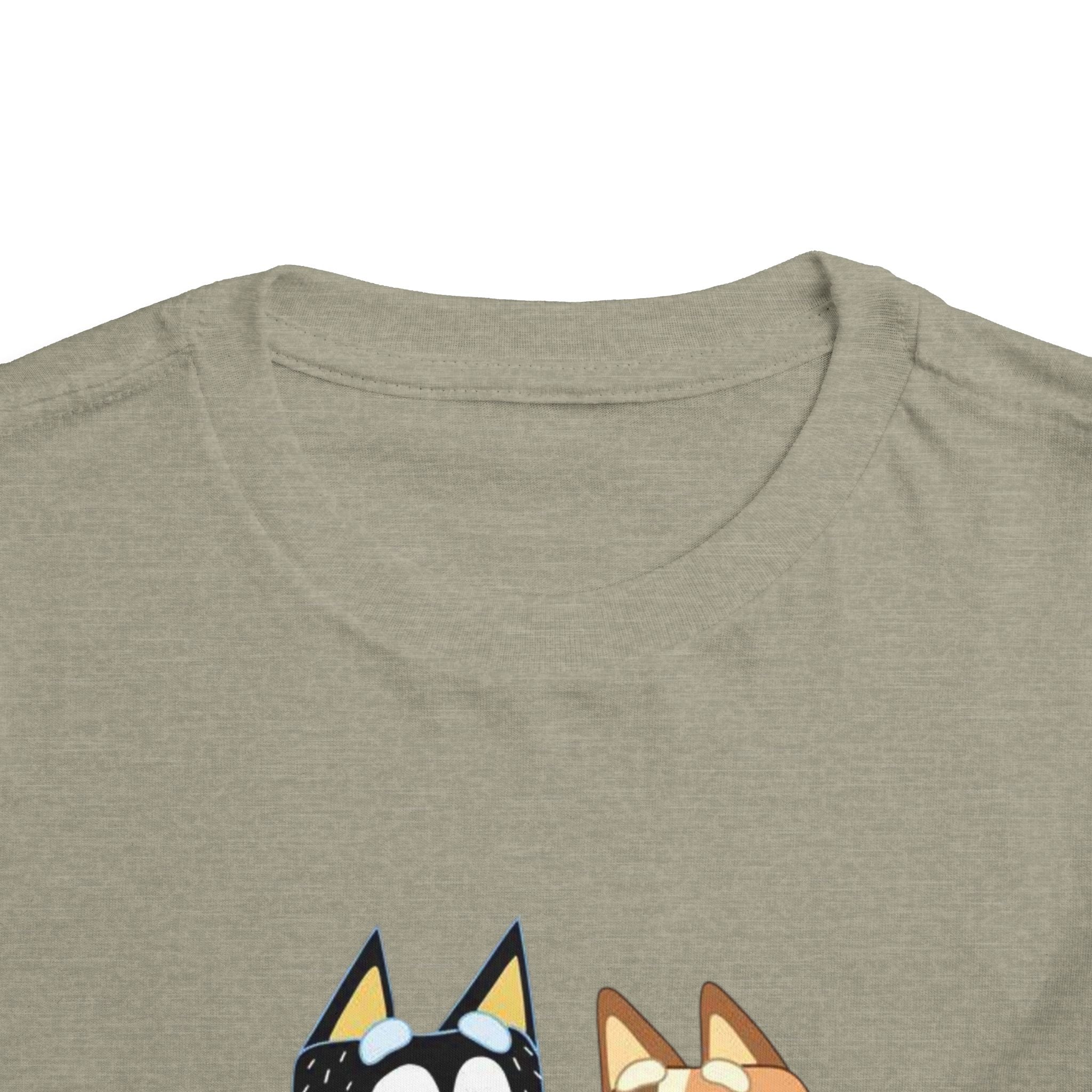 Toddler Tee — Cute Cartoon Bluey Family Kids Shirt