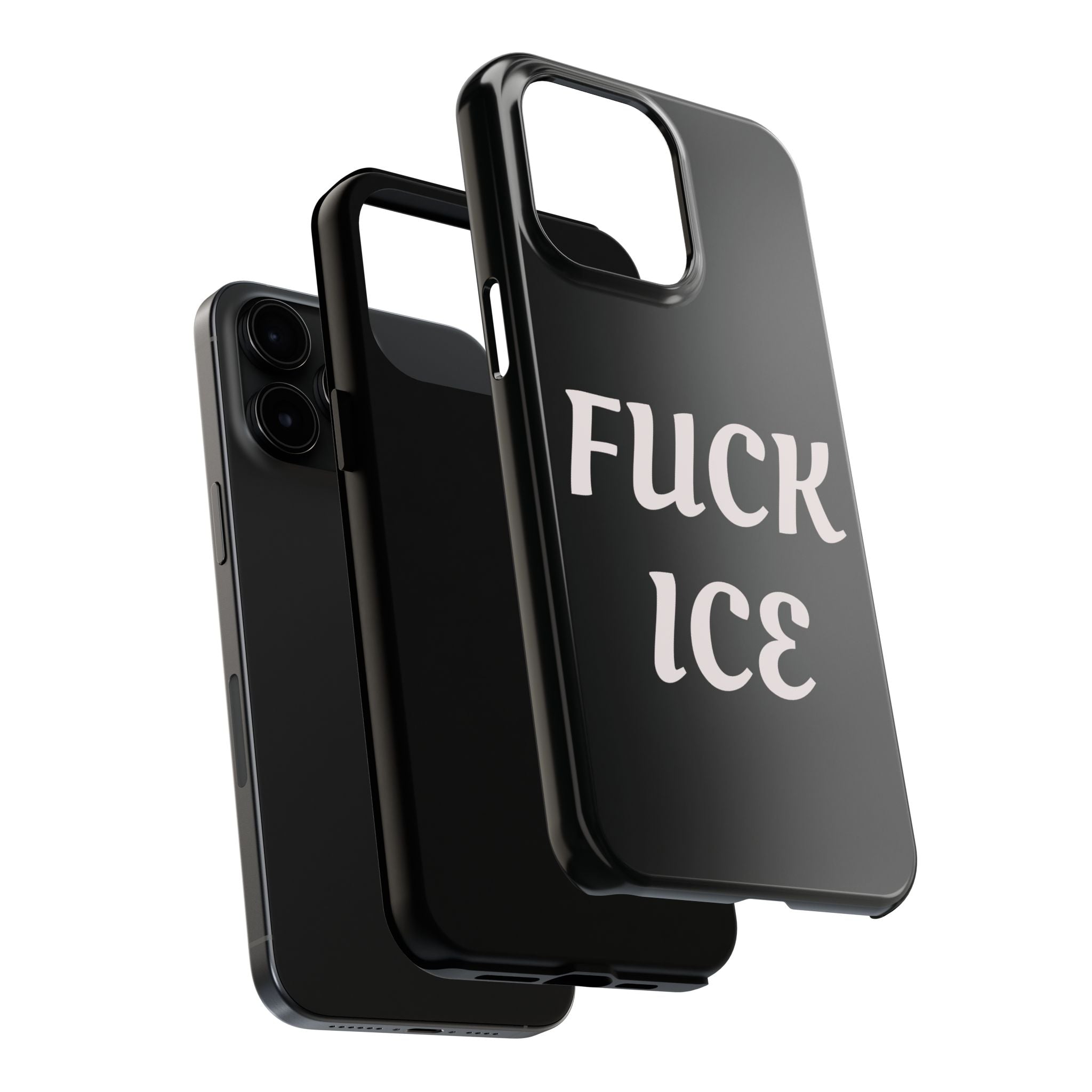 Phone Case — Bold “FUCK ICE” Political Statement Protective Case