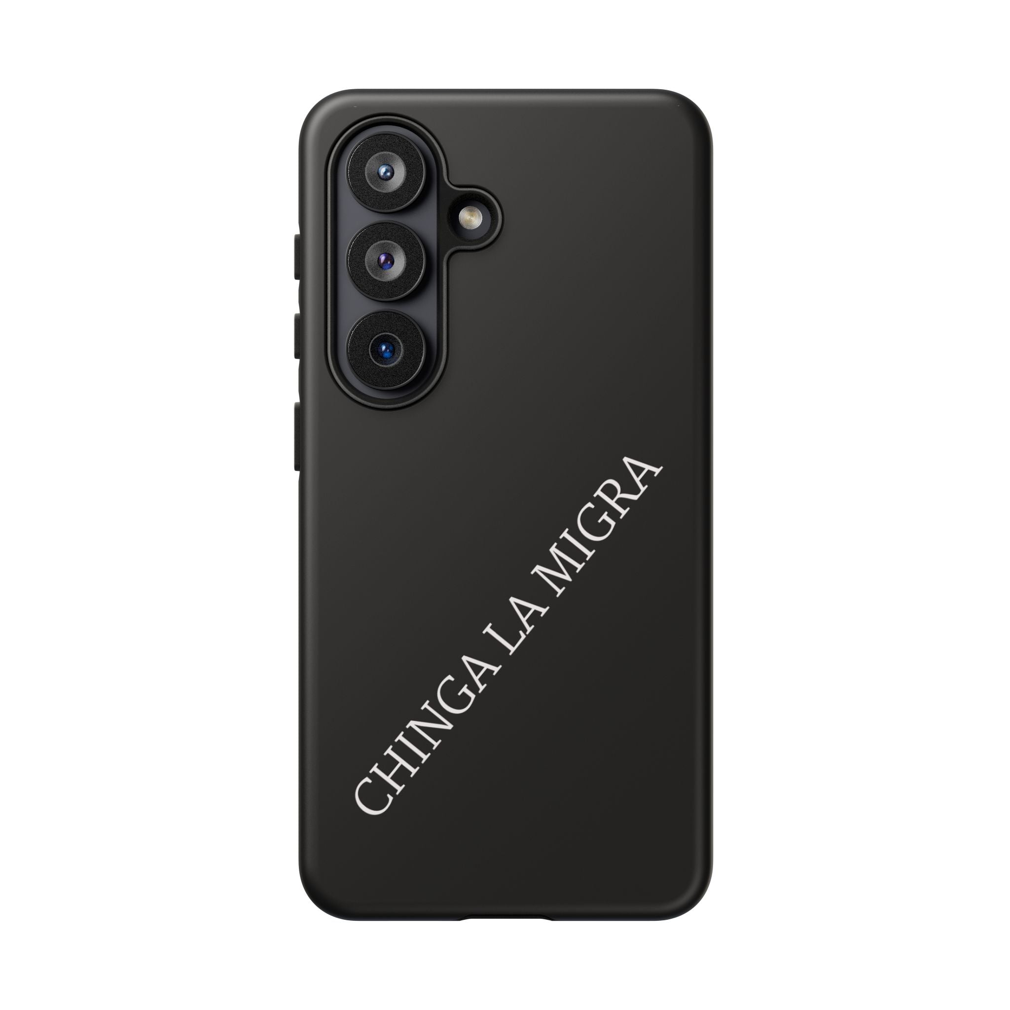 Bold "Chinga La Migra" Phone Case – Black Tough Protective Cover