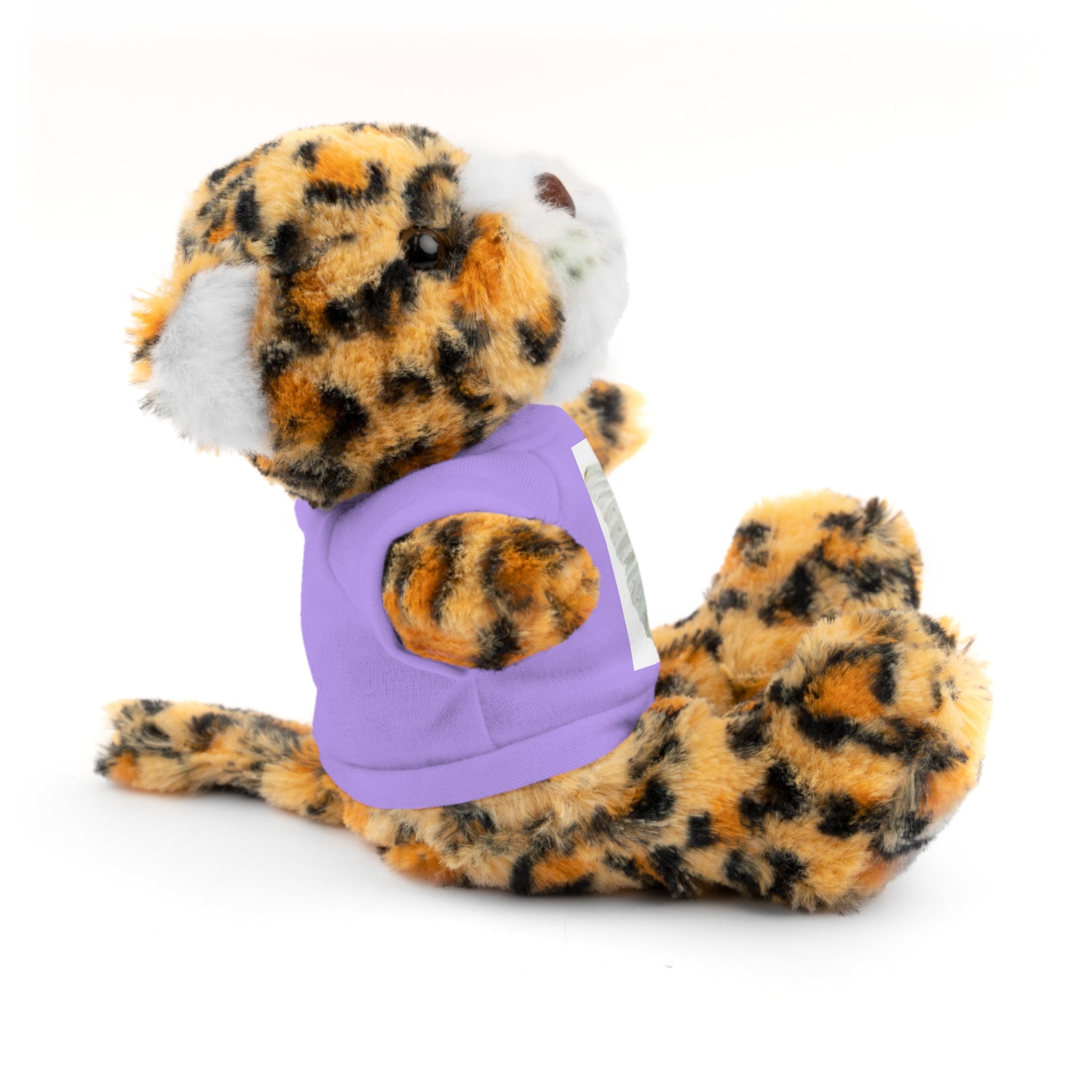 Plush Teddy Bear with Butterfly Tee — Soft Stuffed Animal Gift