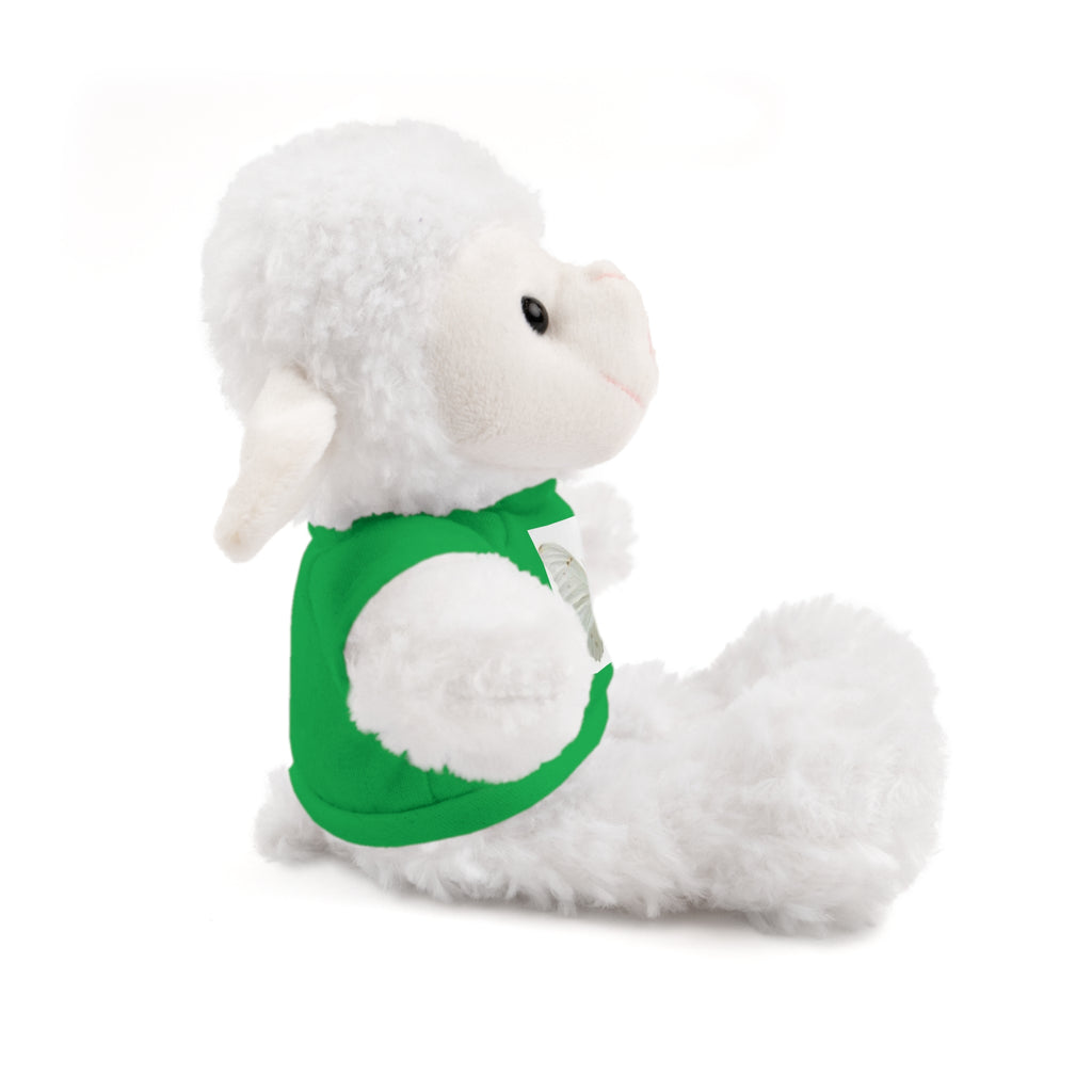 Plush Teddy Bear with Butterfly Tee — Soft Stuffed Animal Gift