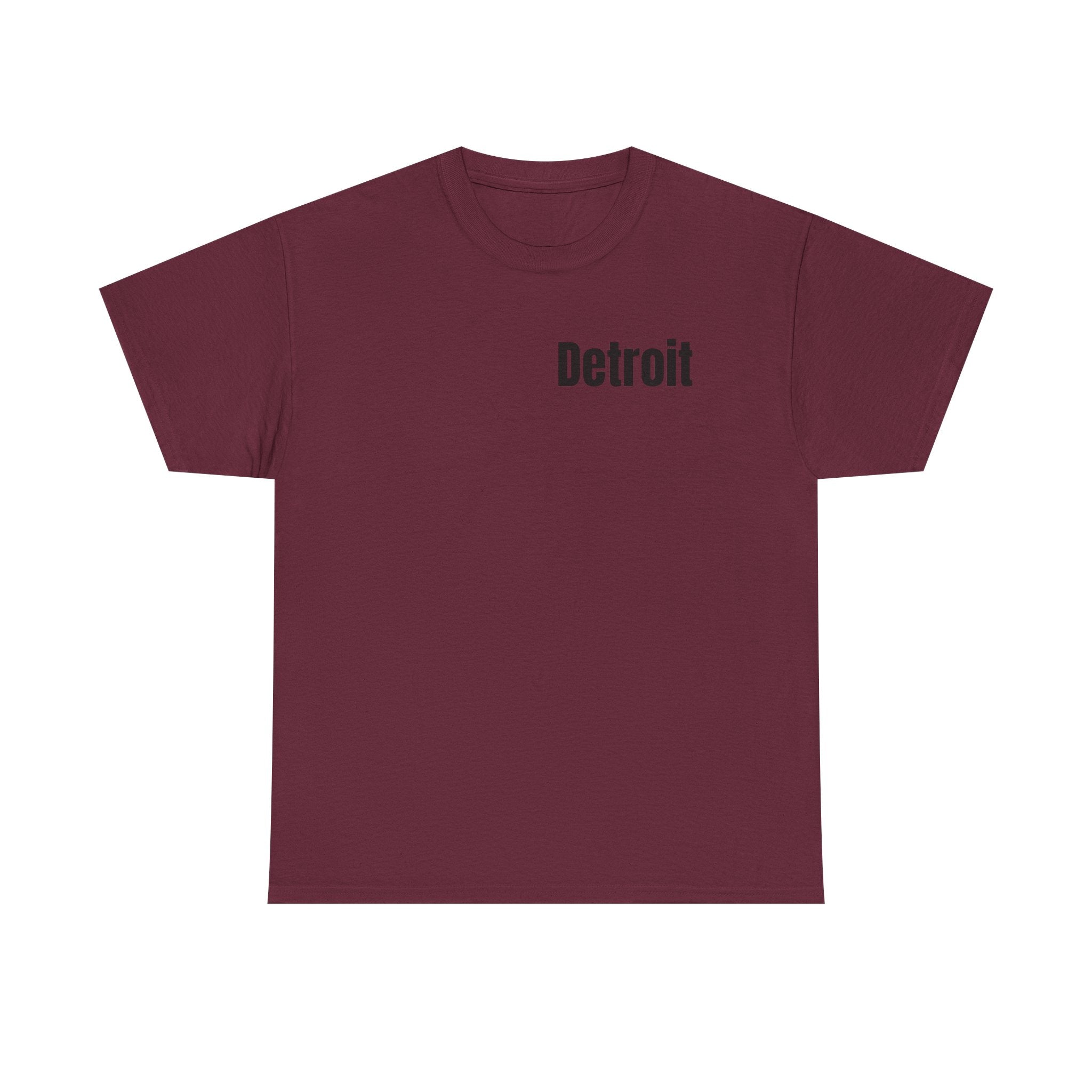 Detroit Born & Raised T‑Shirt — 'Born & Raised in Detroit, Don't F**k Around & Find Out' City Pride Tee