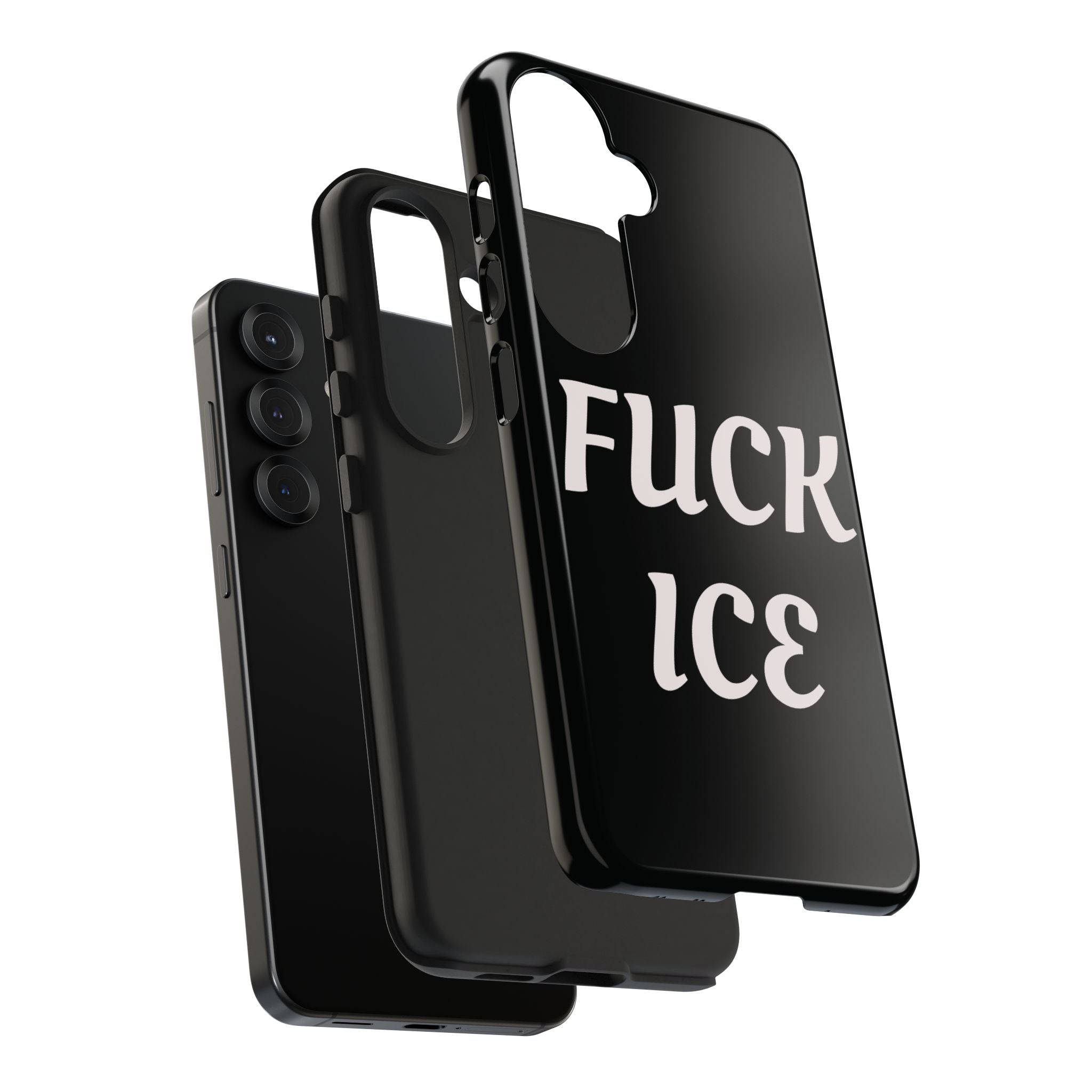 Phone Case — Bold “FUCK ICE” Political Statement Protective Case