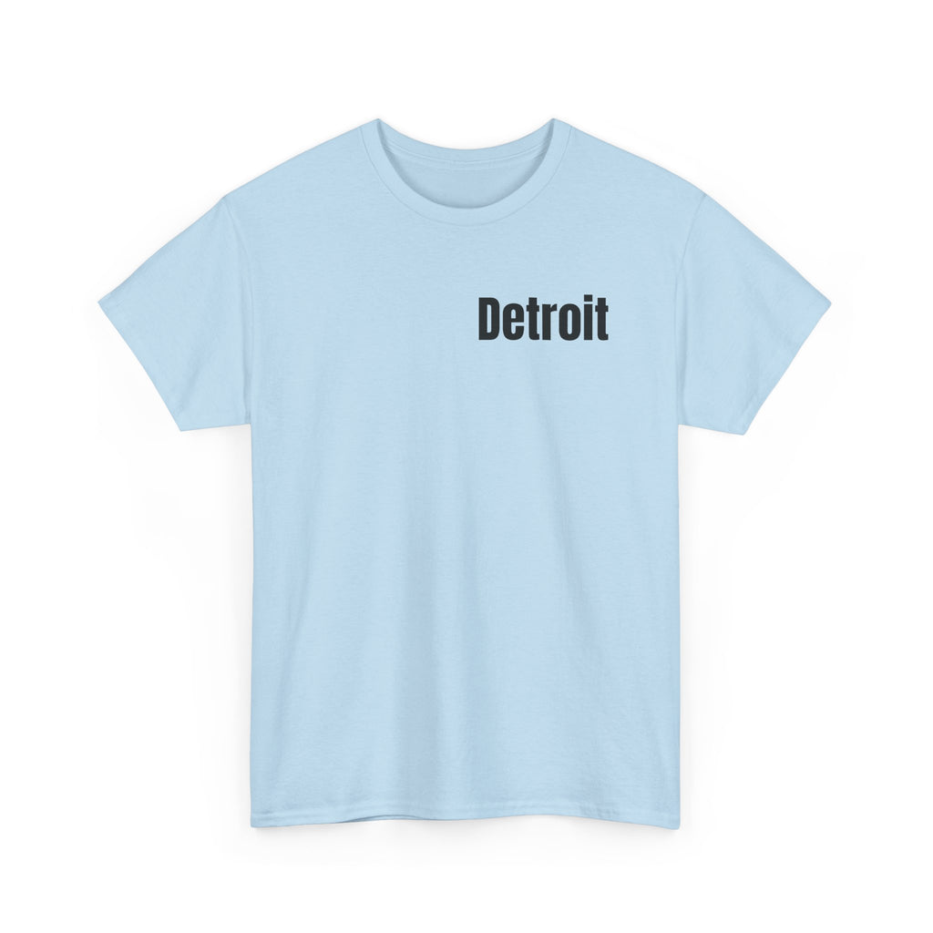 Detroit Born & Raised T‑Shirt — 'Born & Raised in Detroit, Don't F**k Around & Find Out' City Pride Tee