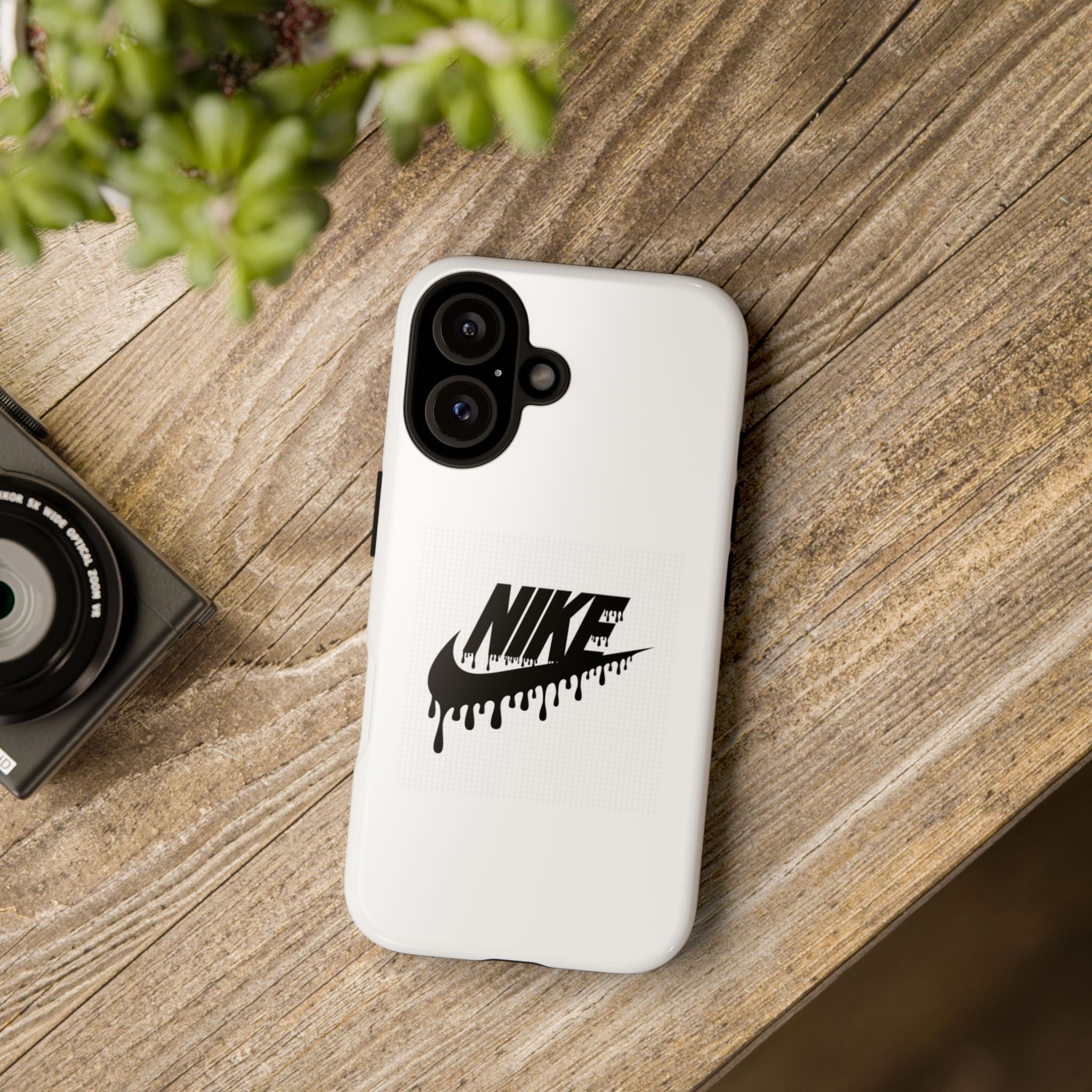 Phone Case — Dripping Nike Swoosh Graphic Tough Protective Case